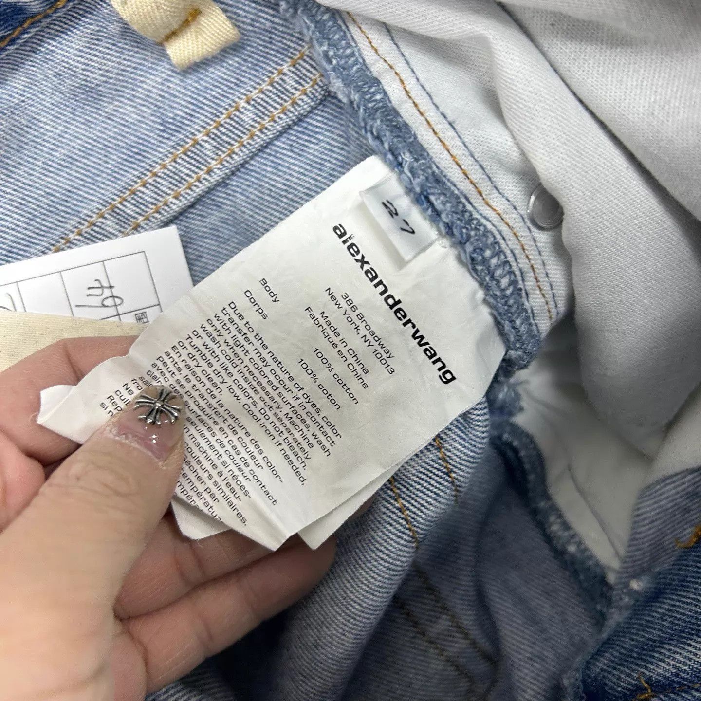 Alexander Wang Alexander Wang 99 Distressed Raw Denim Short 27 Size US 27 - 5 Thumbnail