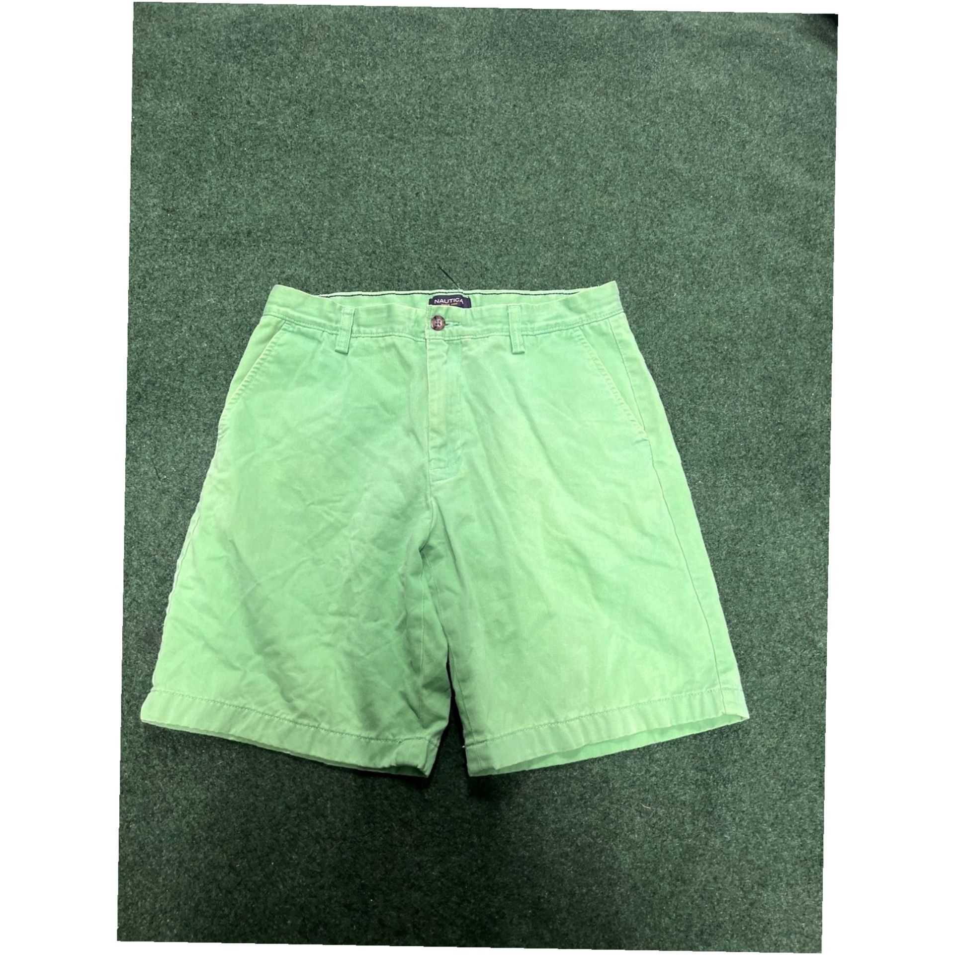 Nautica Nautica Shorts Men’s 32 Green The Deck Classic Fit Stretch Chino Cotton Size US 32 / EU 48 - 1 Thumbnail