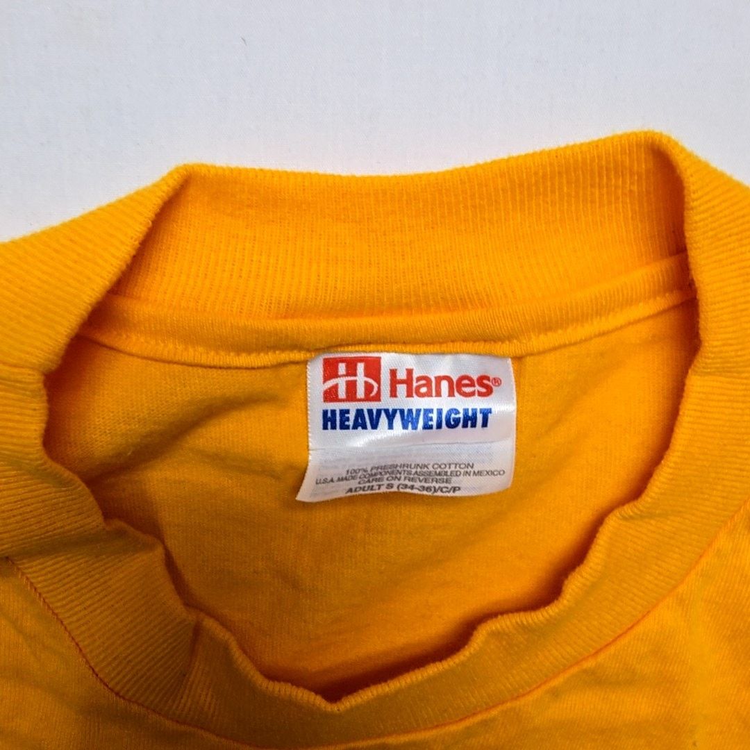 Hanes Vintage Shawnee Ski Ride Tube Shirt Graphic Yellow S Tee Size US S / EU 44-46 / 1 - 6 Thumbnail