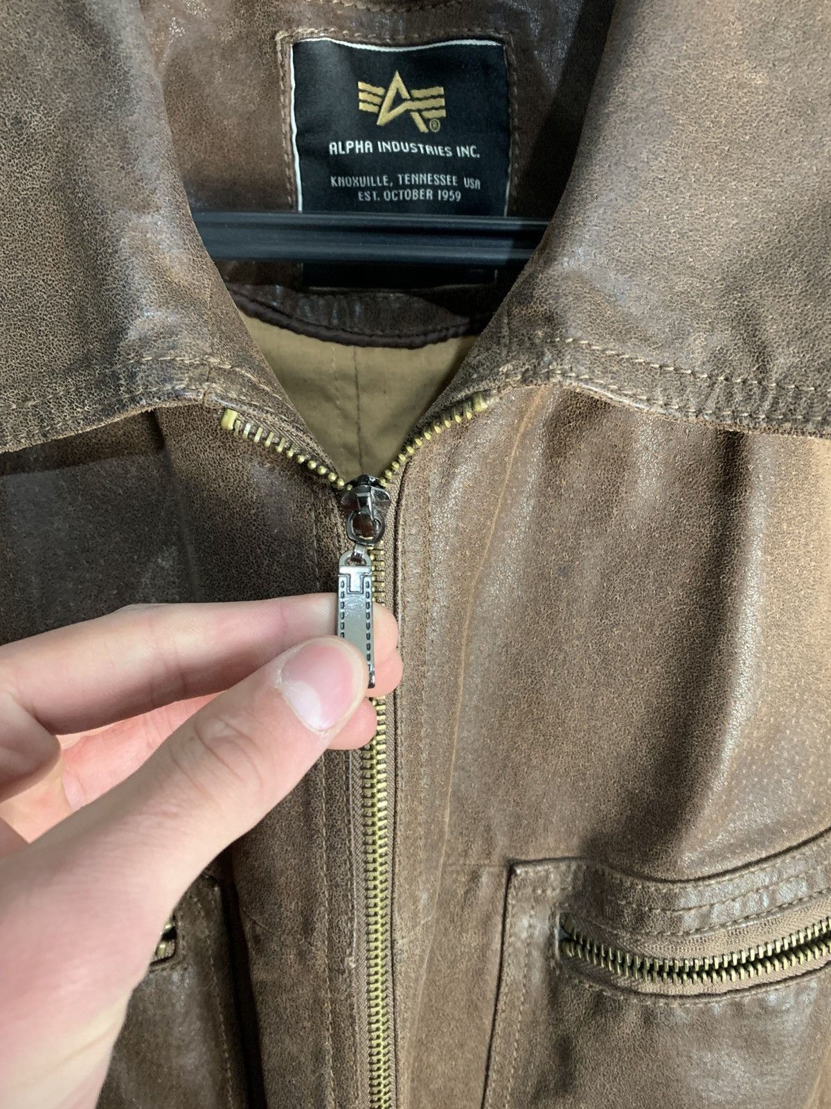 Alpha Industries Alpha industries leather jacket Size US M / EU 48-50 / 2 - 7 Thumbnail