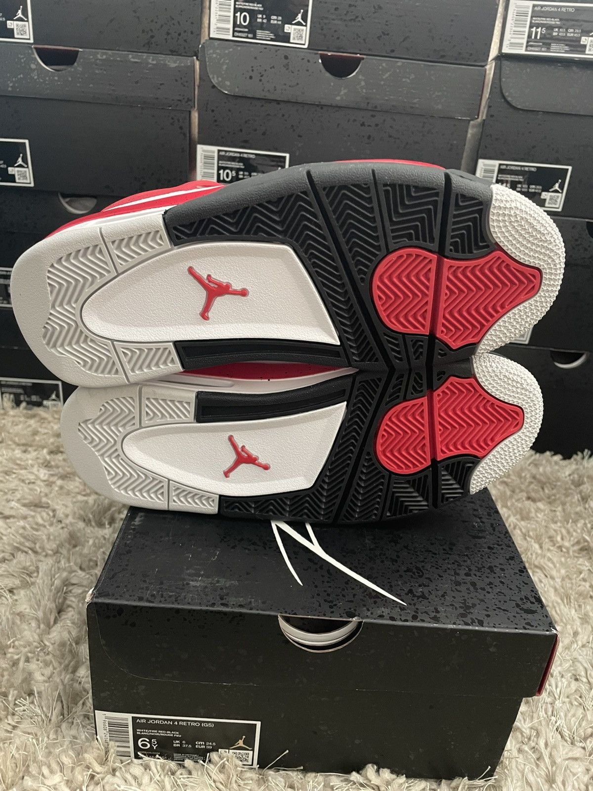 Jordan Brand Jordan 4 Red Cement Size US 6.5 / EU 39-40 - 7 Thumbnail