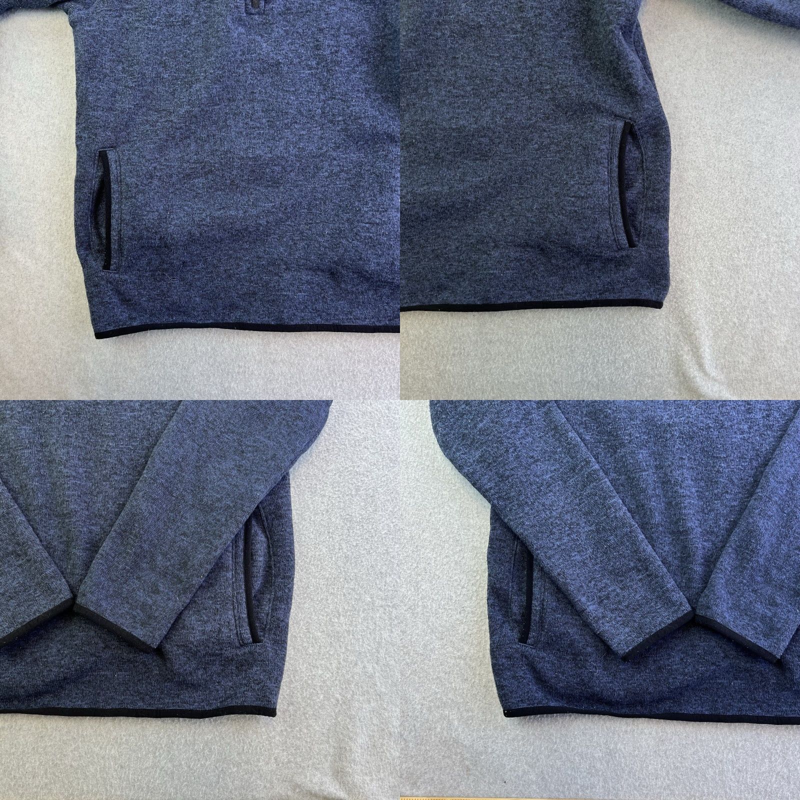 Eddie Bauer Eddie Bauer Sweater Mens Medium Blue Long Sleeve 1/4 Zip Fleece Pullover Adult Size US M / EU 48-50 / 2 - 8 Thumbnail