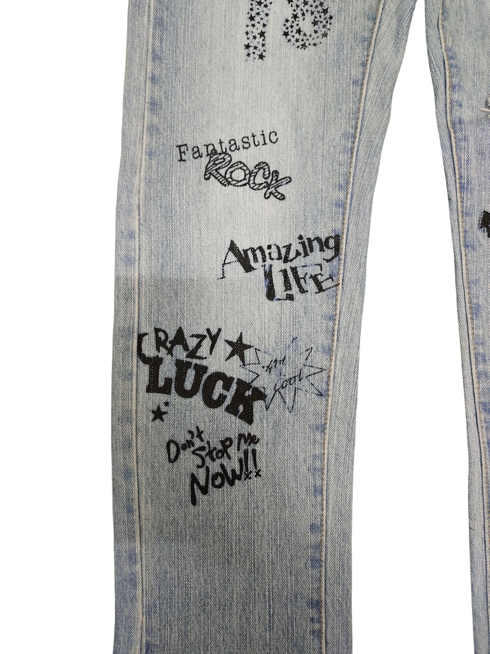 Hysteric Glamour Plt Jeans Japan Clawmark Distress Design Denim Jeans Size US 28 / EU 44 - 4 Thumbnail