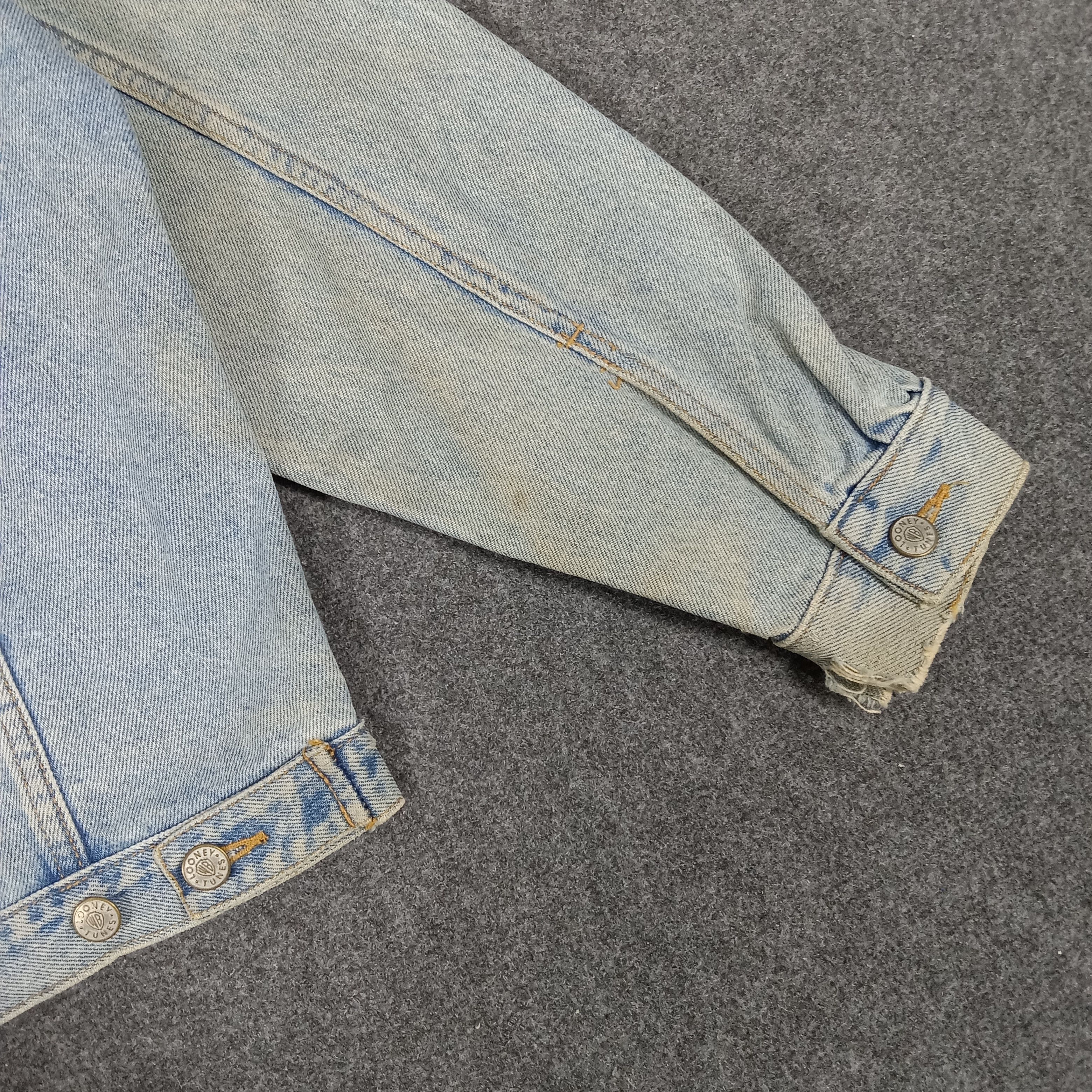 Vintage × Warner Bros Warner Bros. Studio Embroidery Design Denim Jacket Size US L / EU 52-54 / 3 - 3 Thumbnail