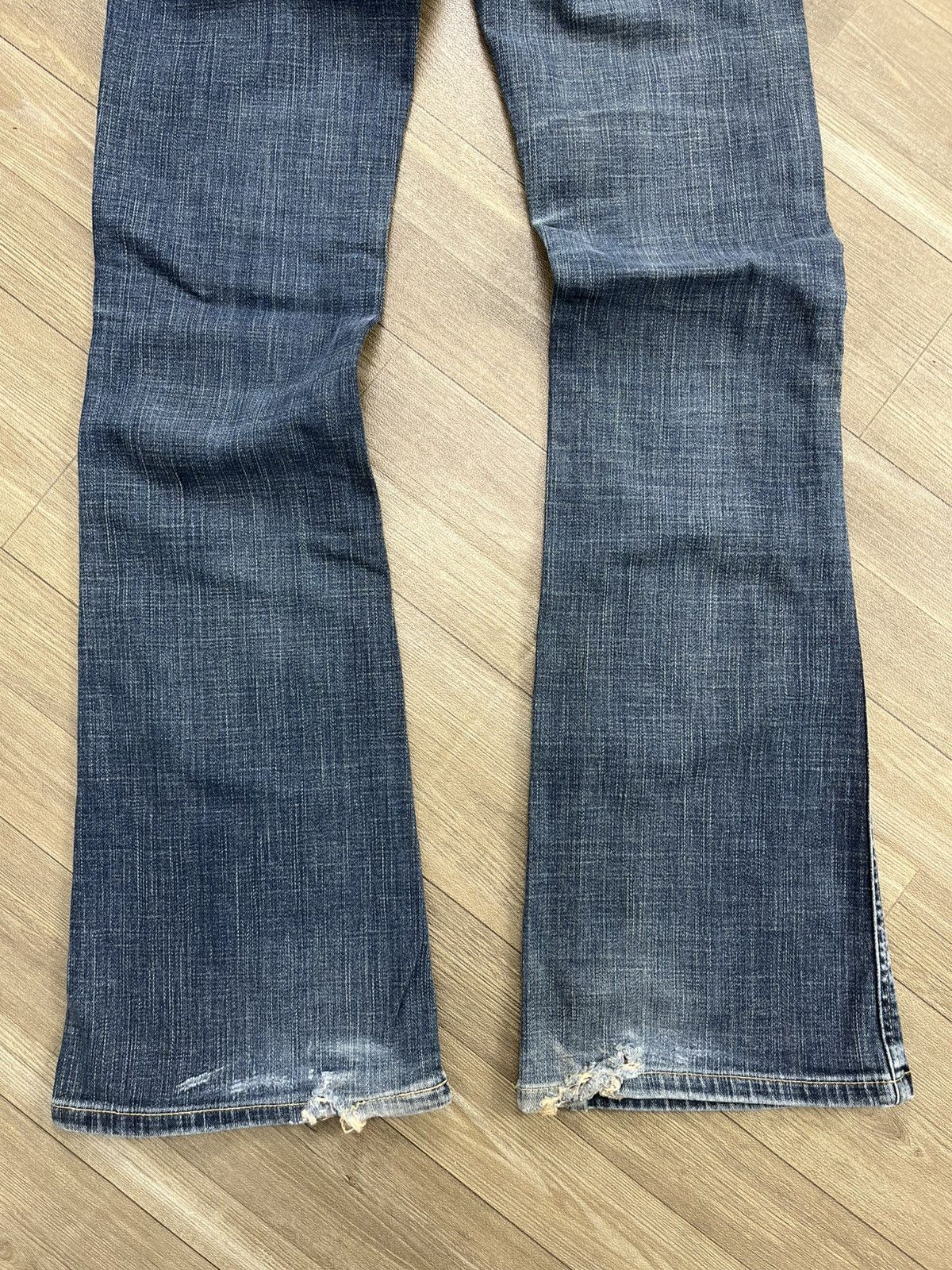 If Six Was Nine 2000s Something Edwin Flare Jeans High Street Japan Boot Cut Size US 26 / EU 42 - 12 Thumbnail