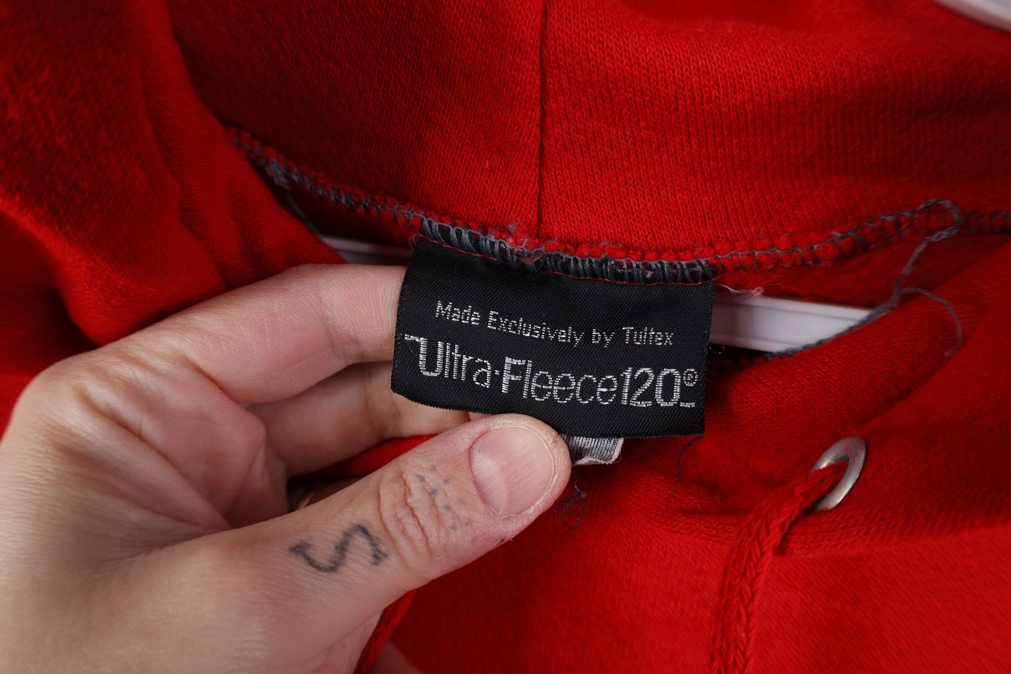 Vintage Vintage 70s Streetwear Faded Blank Hoodie Sweatshirt Red USA Size US M / EU 48-50 / 2 - 6 Thumbnail