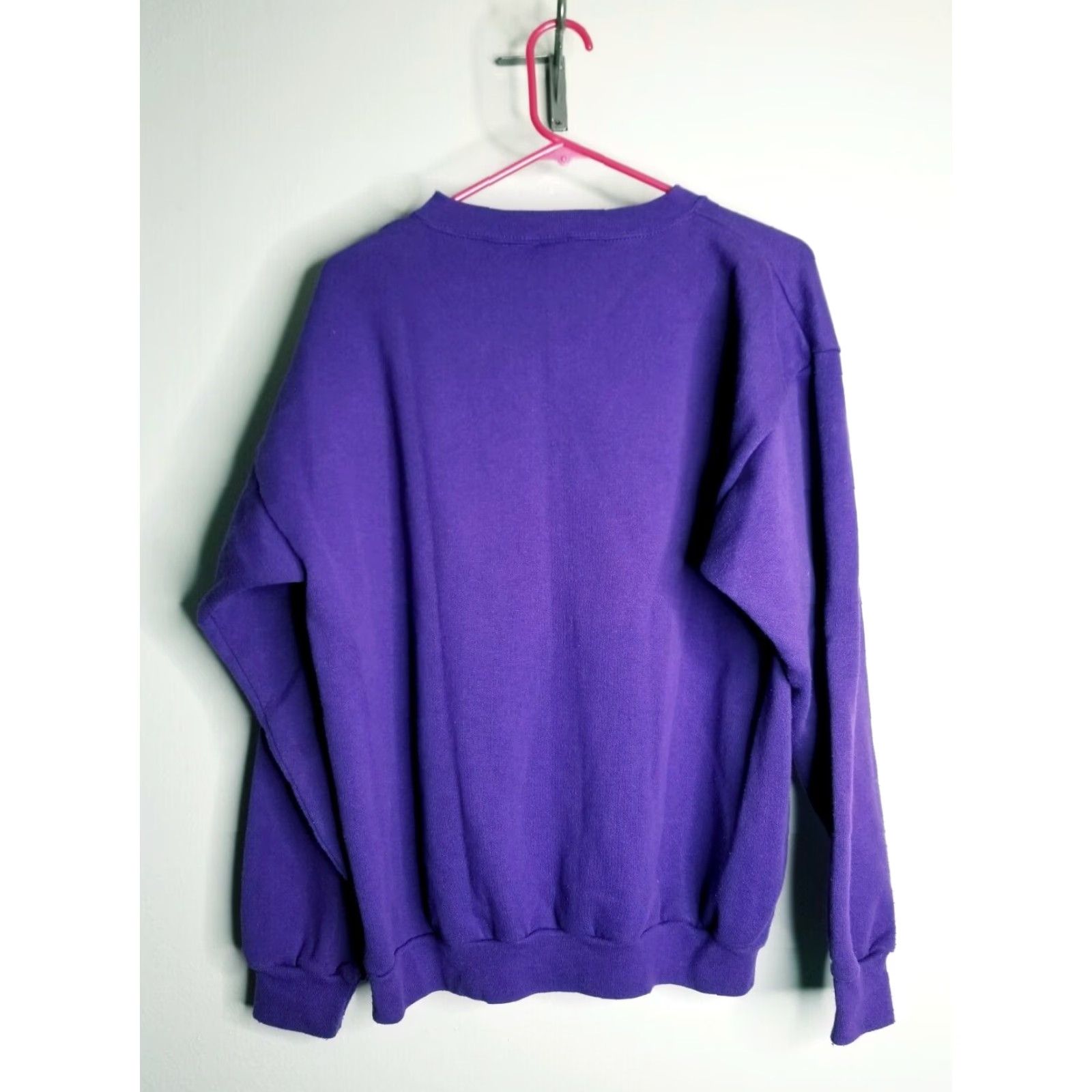 Vintage VINTAGE The Cotton Exchange Sweatshirt Ladies L Purple Snowy Cardinal Bird Print Crewneck 80s Winter Pullover Size L / US 10 / IT 46 - 2 Thumbnail