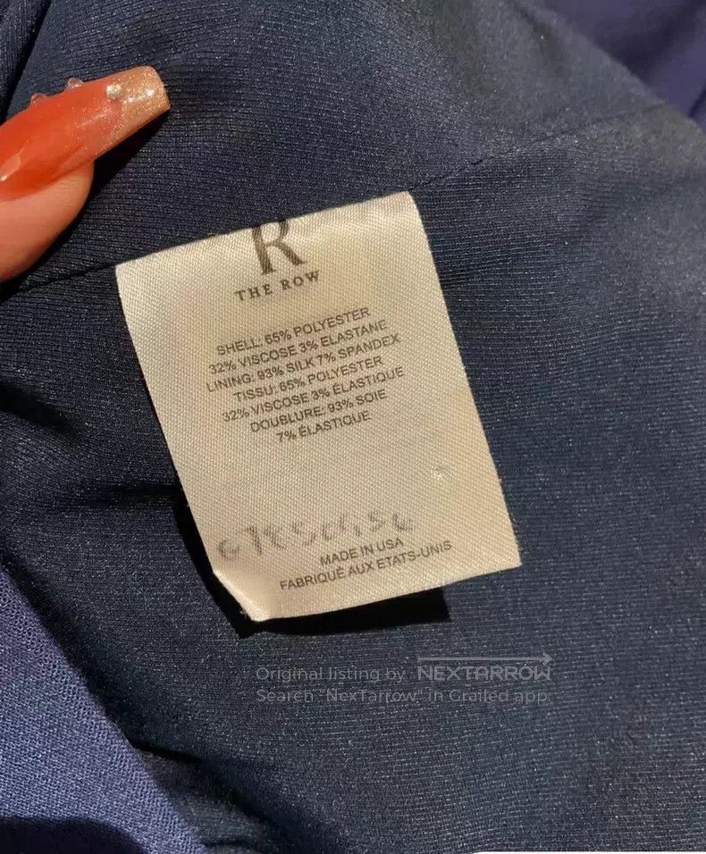 The Row The Row size 6 Blue bodycon dress Size M / US 6-8 / IT 42-44 - 5 Thumbnail