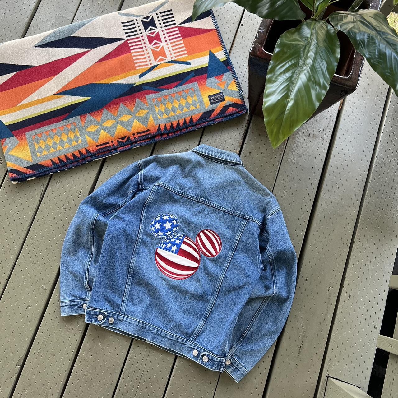Disney × Vintage Vintage Disney Mickey Mouse Denim Jacket Size US S / EU 44-46 / 1 - 3 Thumbnail