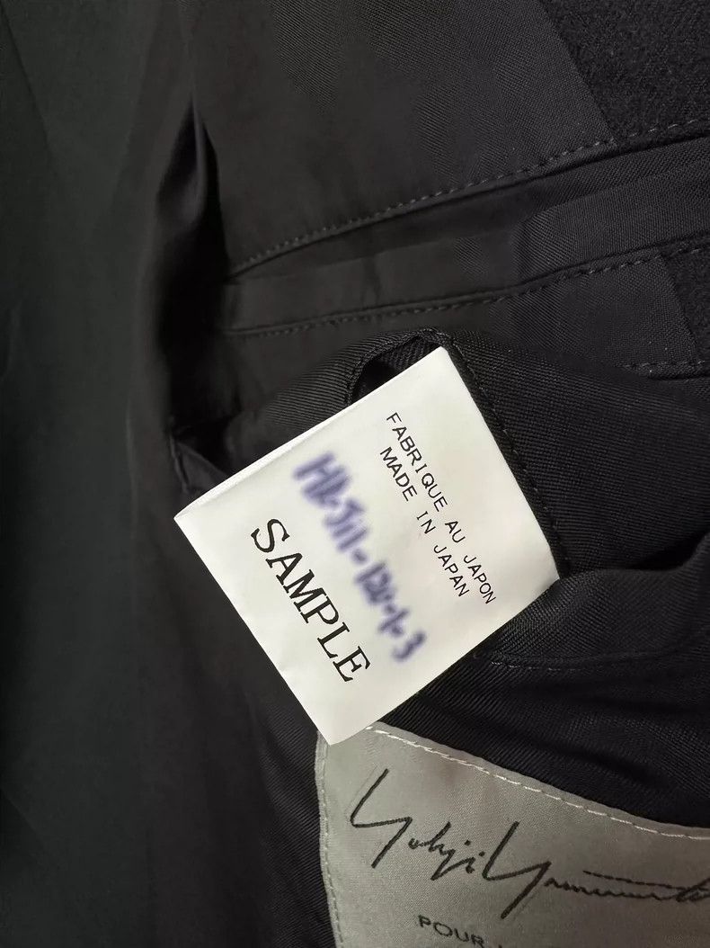 Yohji Yamamoto Yohji Yamamoto size os 16-inch striped jacket with cut-out Size US M / EU 48-50 / 2 - 6 Thumbnail
