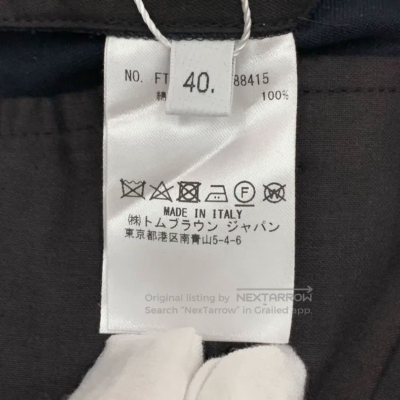 Thom Browne Thom Browne Blue and black cotton casual long pants Size US 40 / EU 56 - 7 Thumbnail