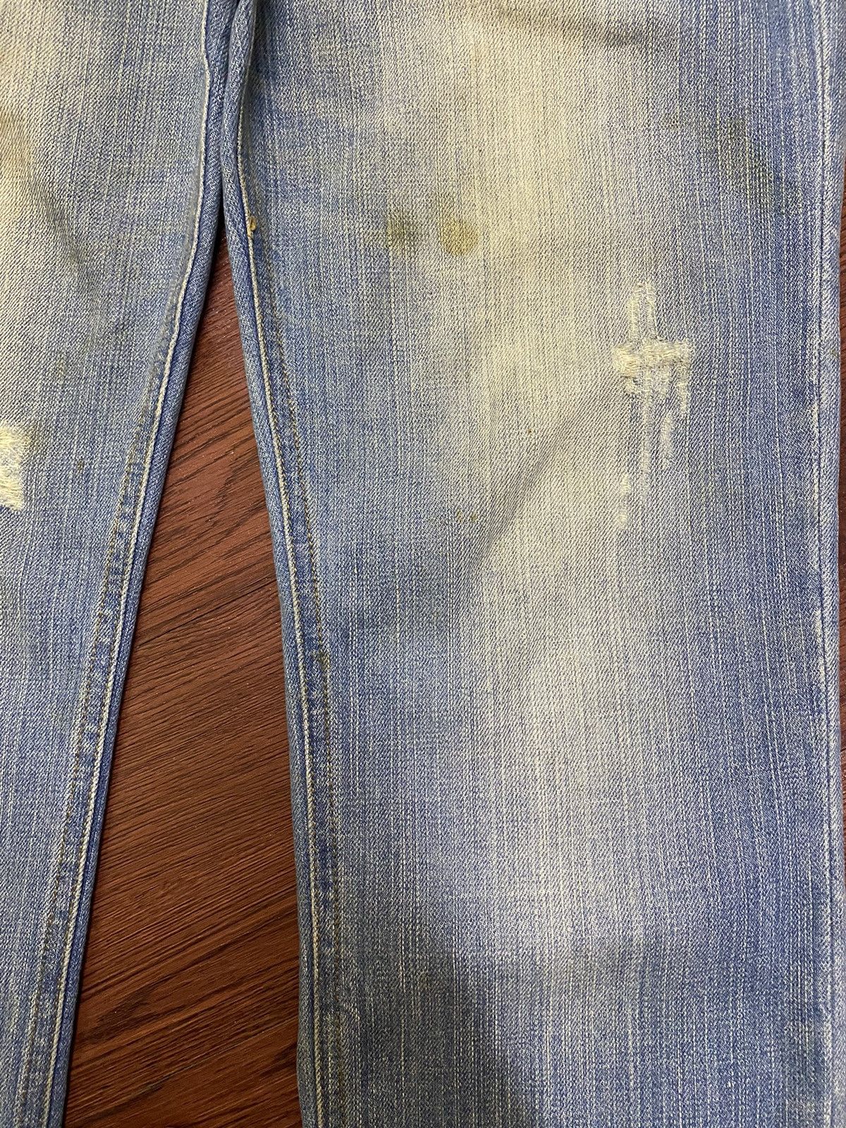 Japanese Brand Japanese Augeh Faded Multi Pocket Distressed Slim Jeans Size US 34 / EU 50 - 8 Thumbnail
