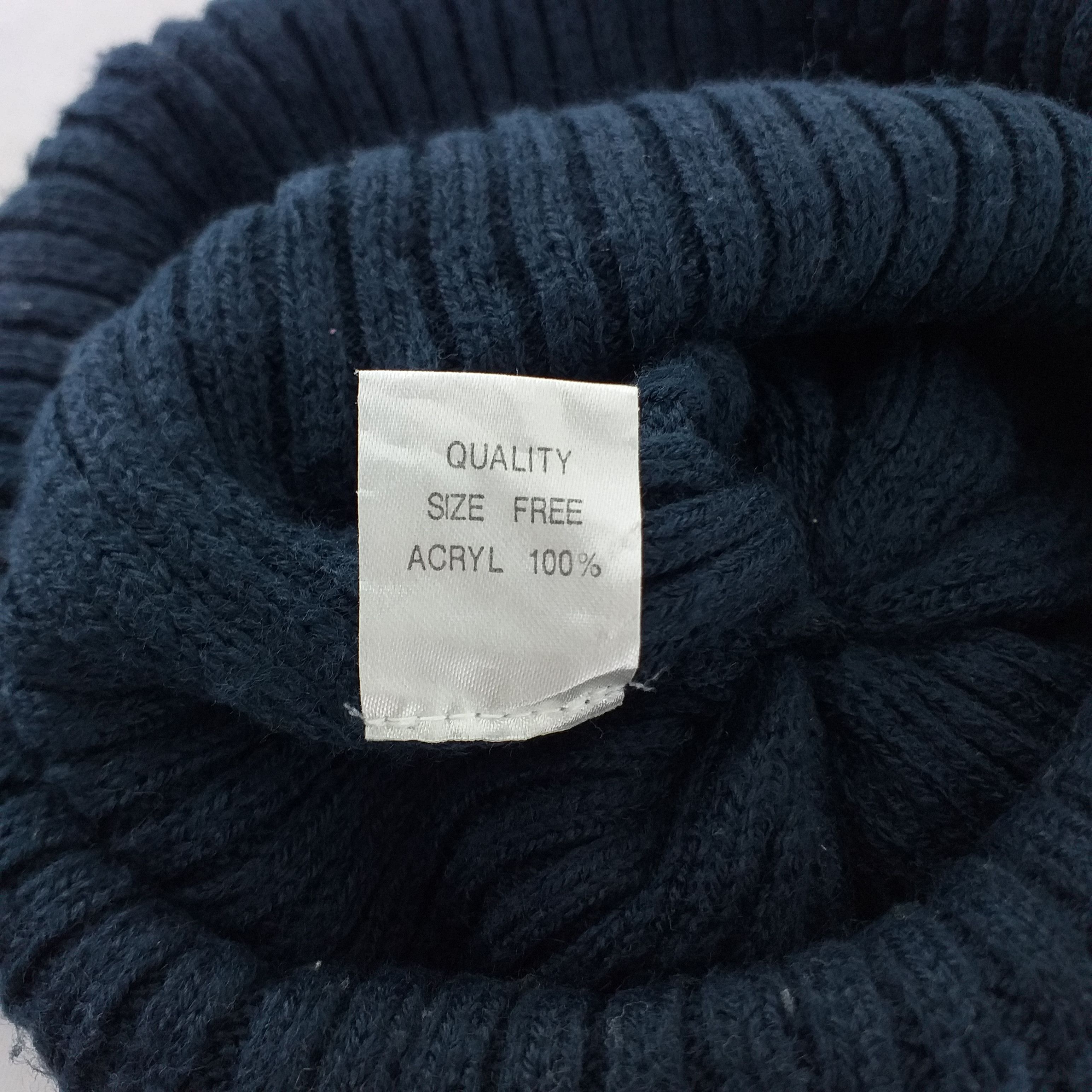 Japanese Brand Stripes Snow Cap Hat Beanie -BN469 Size ONE SIZE - 5 Thumbnail