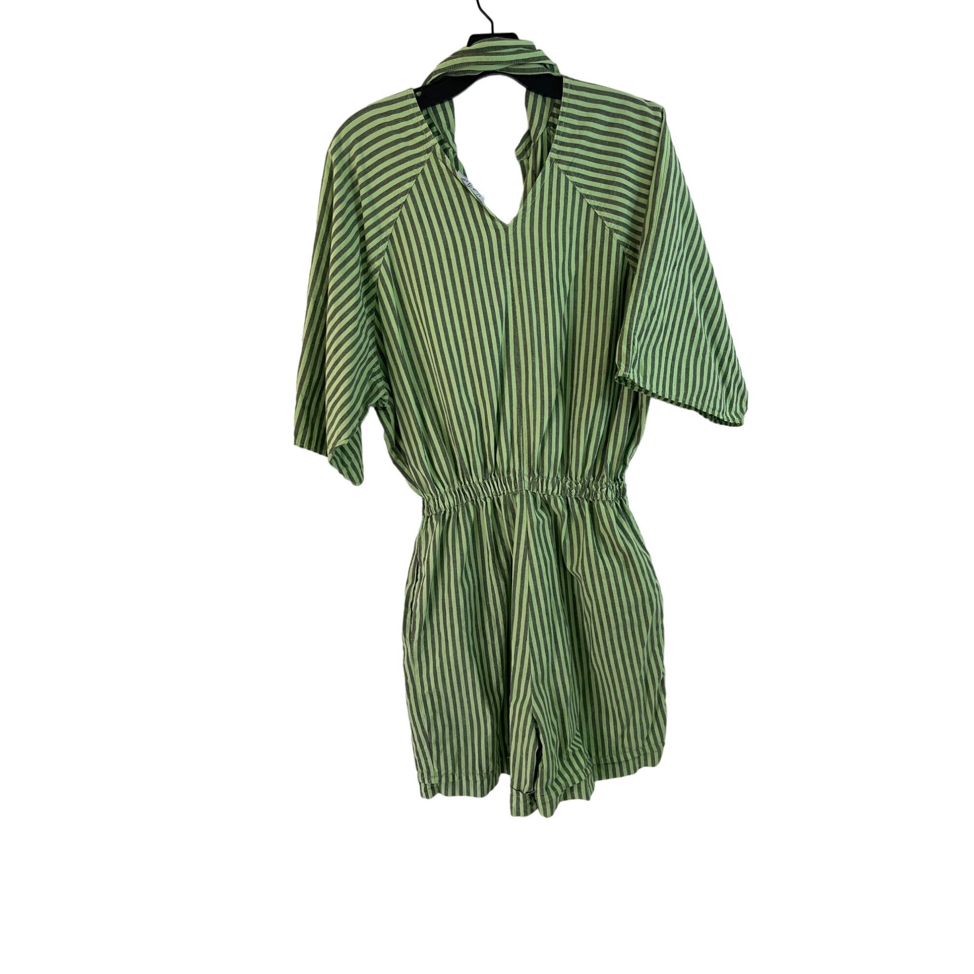 Vintage New Touch Vintage Womens Romper Size Large Green Size ONE SIZE - 2 Thumbnail