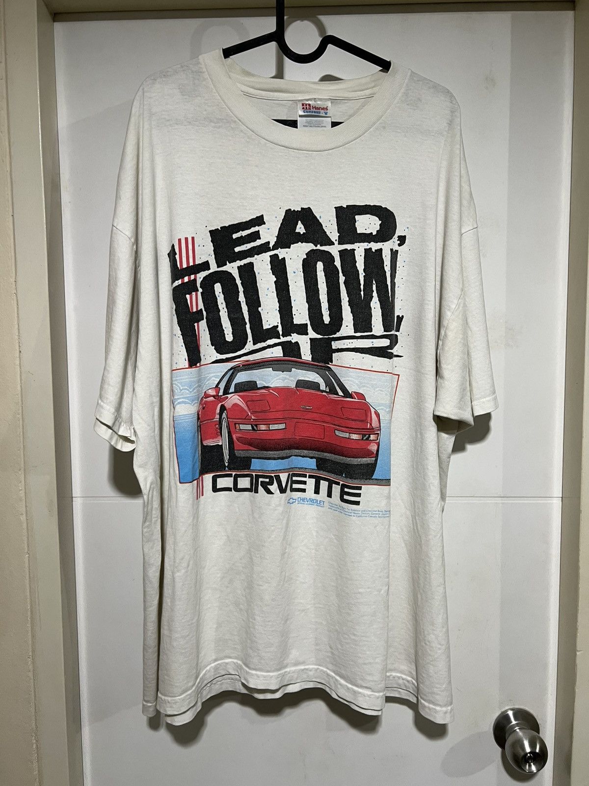 Vintage Vintage Corvette Get out of The Way T-Shirt Size US XXL / EU 58 / 5 - 7 Thumbnail