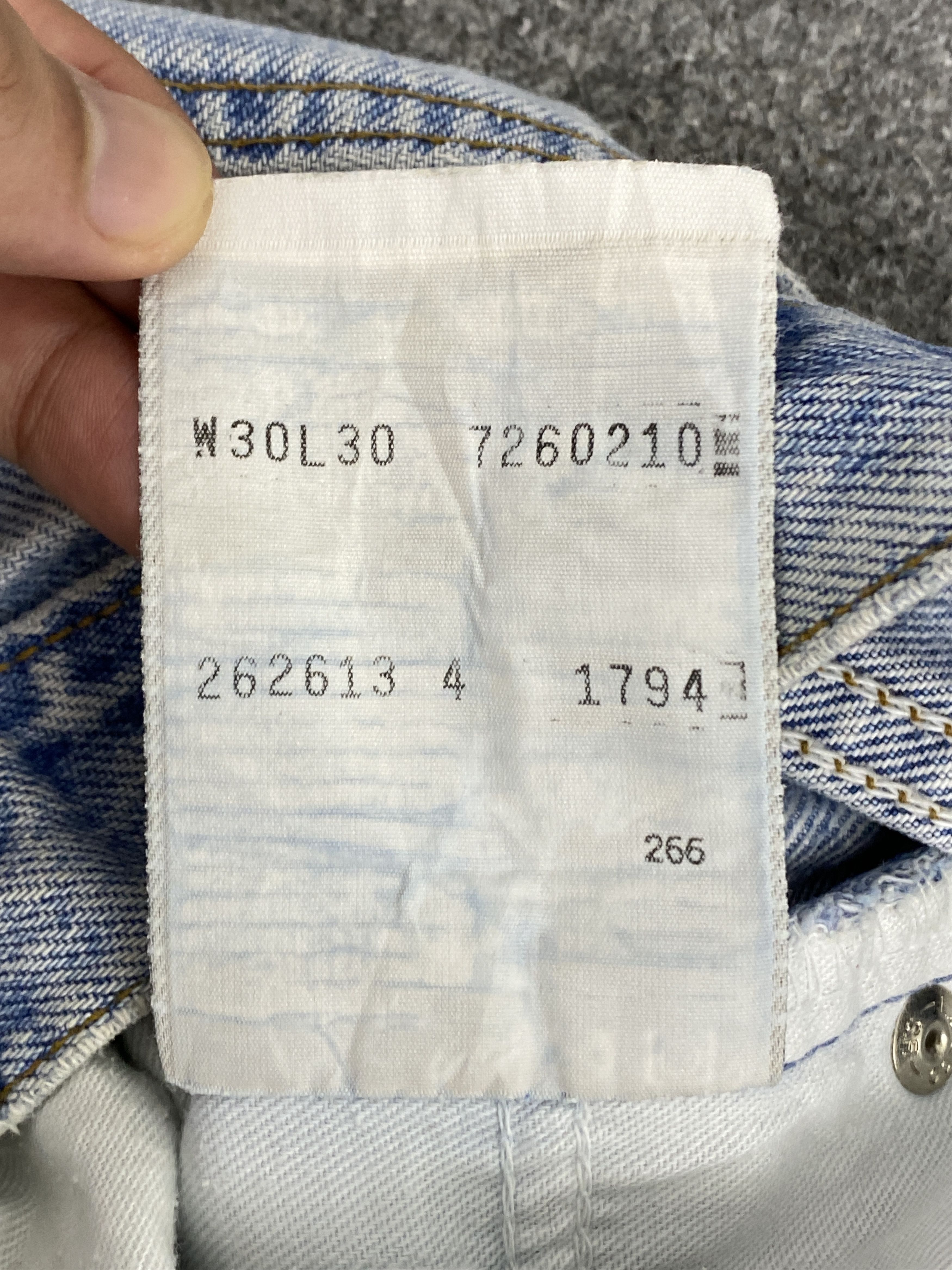 Levi's Vintage 90s Levis Orange Tab Splatter Painter Jeans S0025 Size US 28 / EU 44 - 6 Thumbnail
