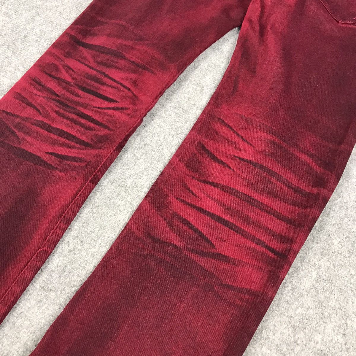 BUFFALO BOBS FLARE JAPANESE PUNK BUFFALO BOBS RED BOOT CUT PANTS Size US 30 / EU 46 - 9 Thumbnail