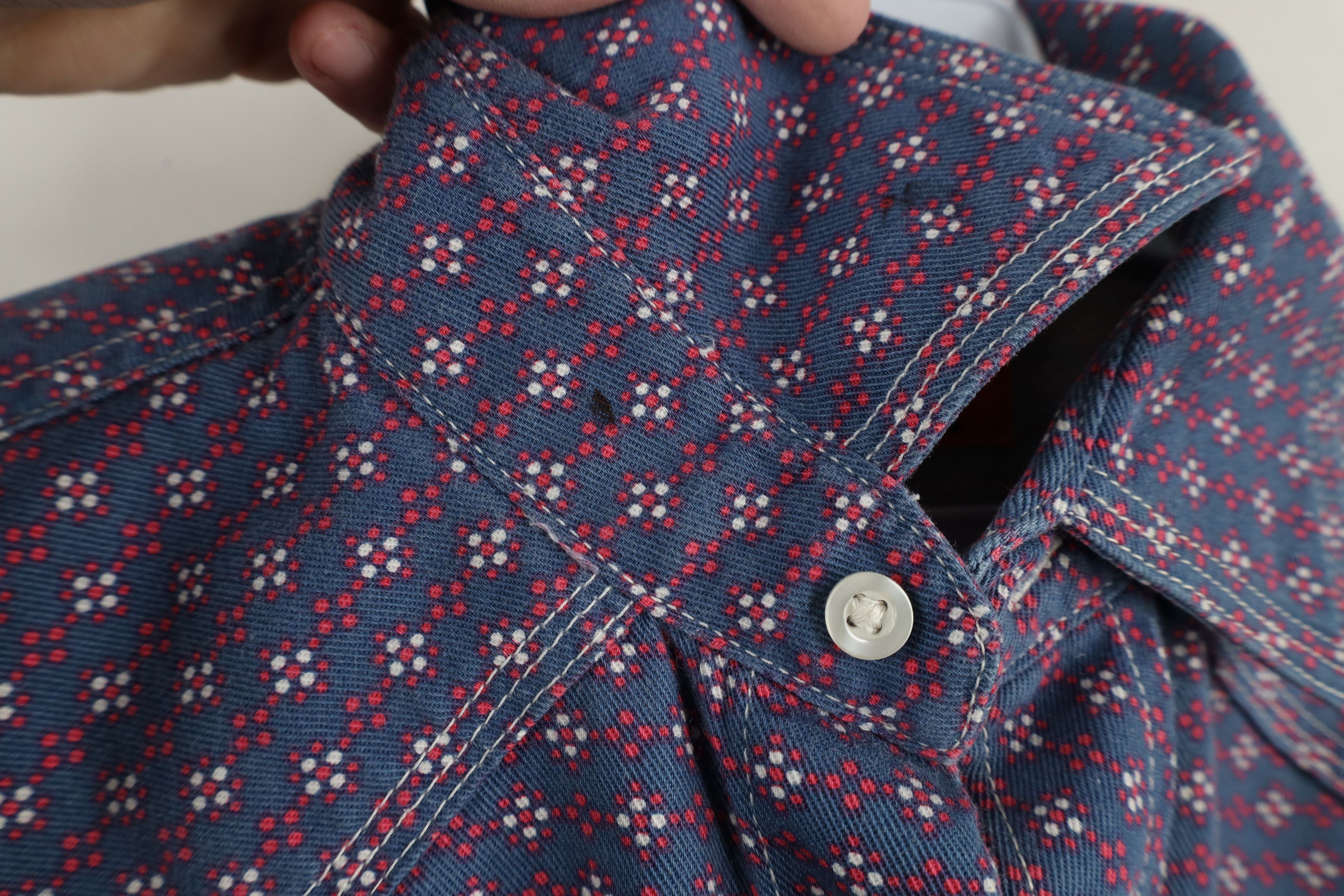 Vintage × Wrangler Wrangler FR 20X Fire Flame Resistant Snap Button Shirt Size US M / EU 48-50 / 2 - 11 Thumbnail