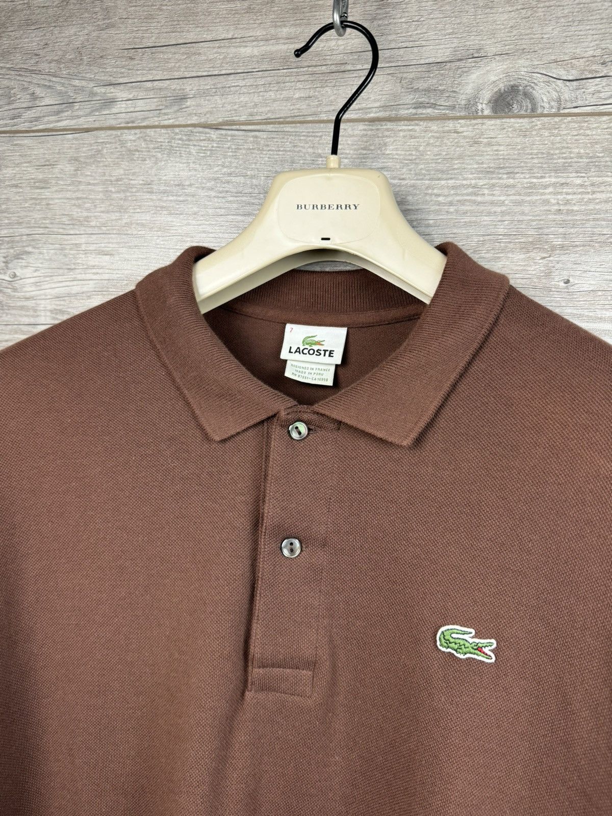 Lacoste Lacoste Polo T- Shirt Tee Vintage Rare Size US XL / EU 56 / 4 - 4 Thumbnail