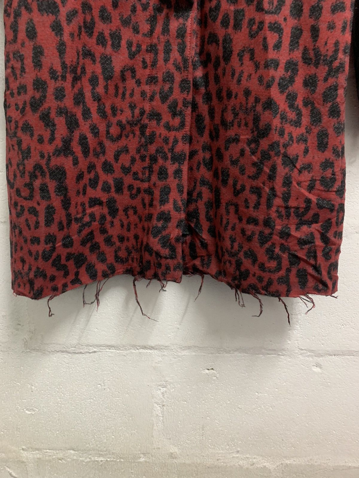 Diesel Diesel Coat Wool Blend Cheetah Contrast Leather Sleeve Size XS / US 0-2 / IT 36-38 - 9 Thumbnail