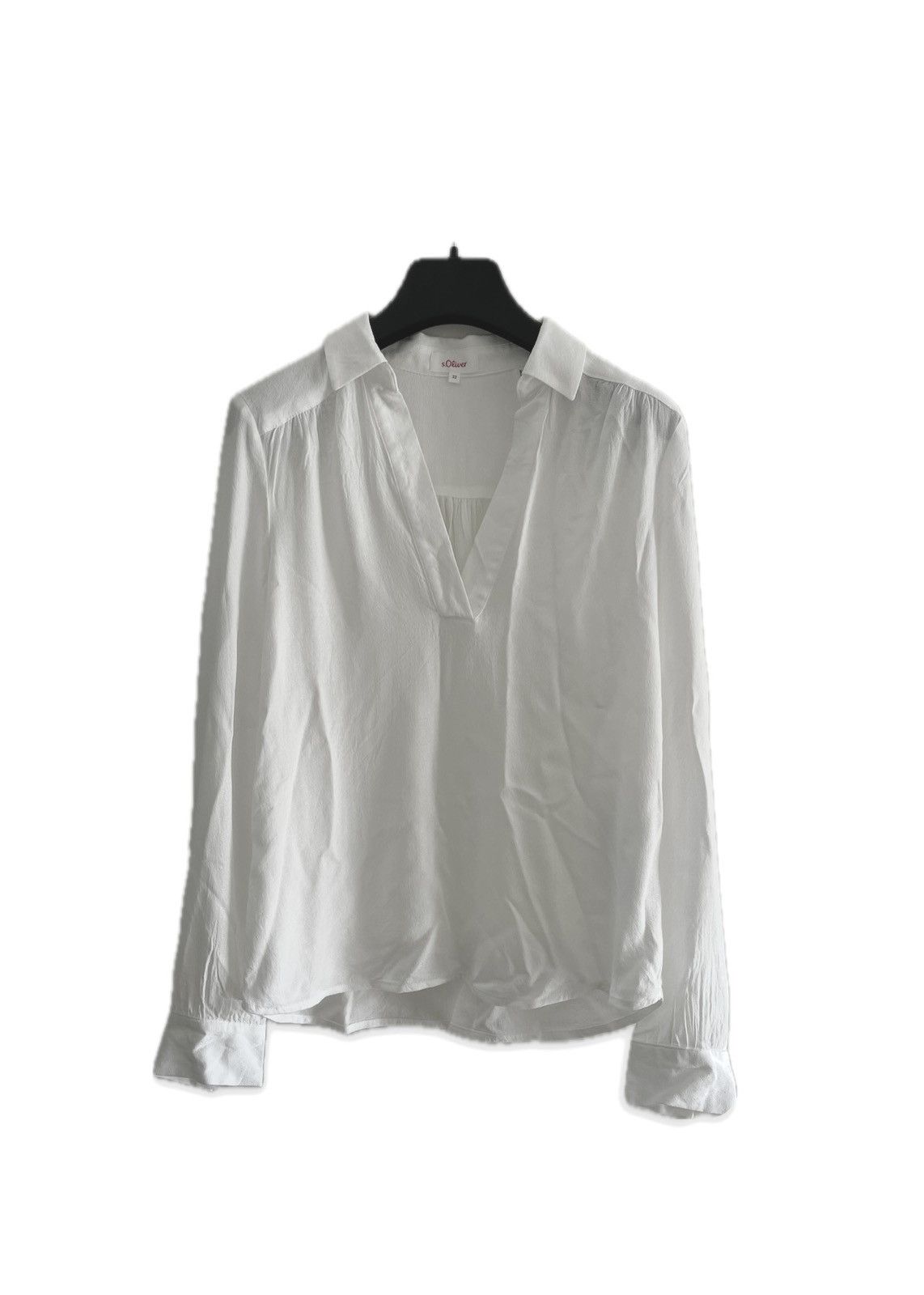 s.Oliver White Blouse by S.Oliver Brand New Size XXS / US 00 / IT 34 - 1 Thumbnail