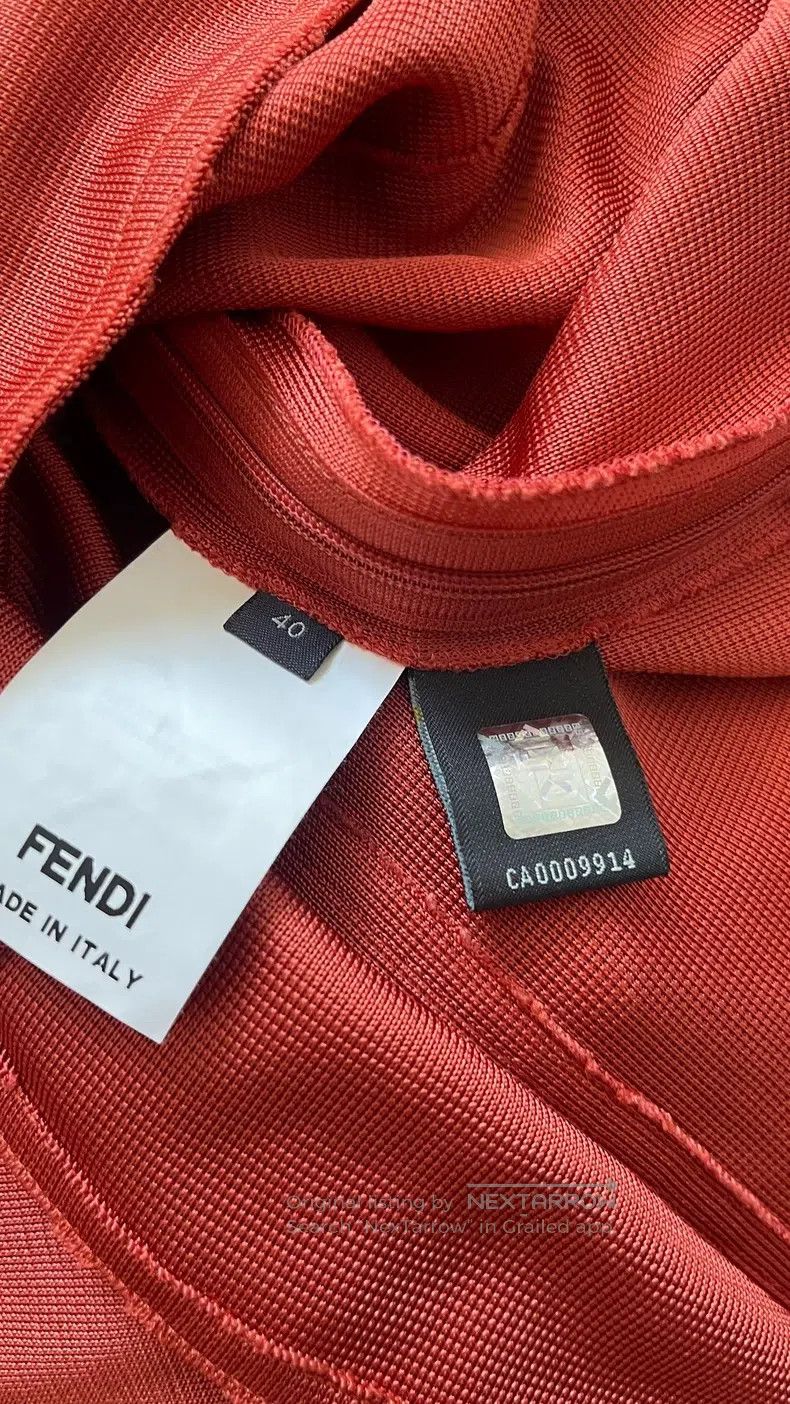 Fendi Fendi Dress with pleated drawstring style Size XS / US 0-2 / IT 36-38 - 5 Thumbnail