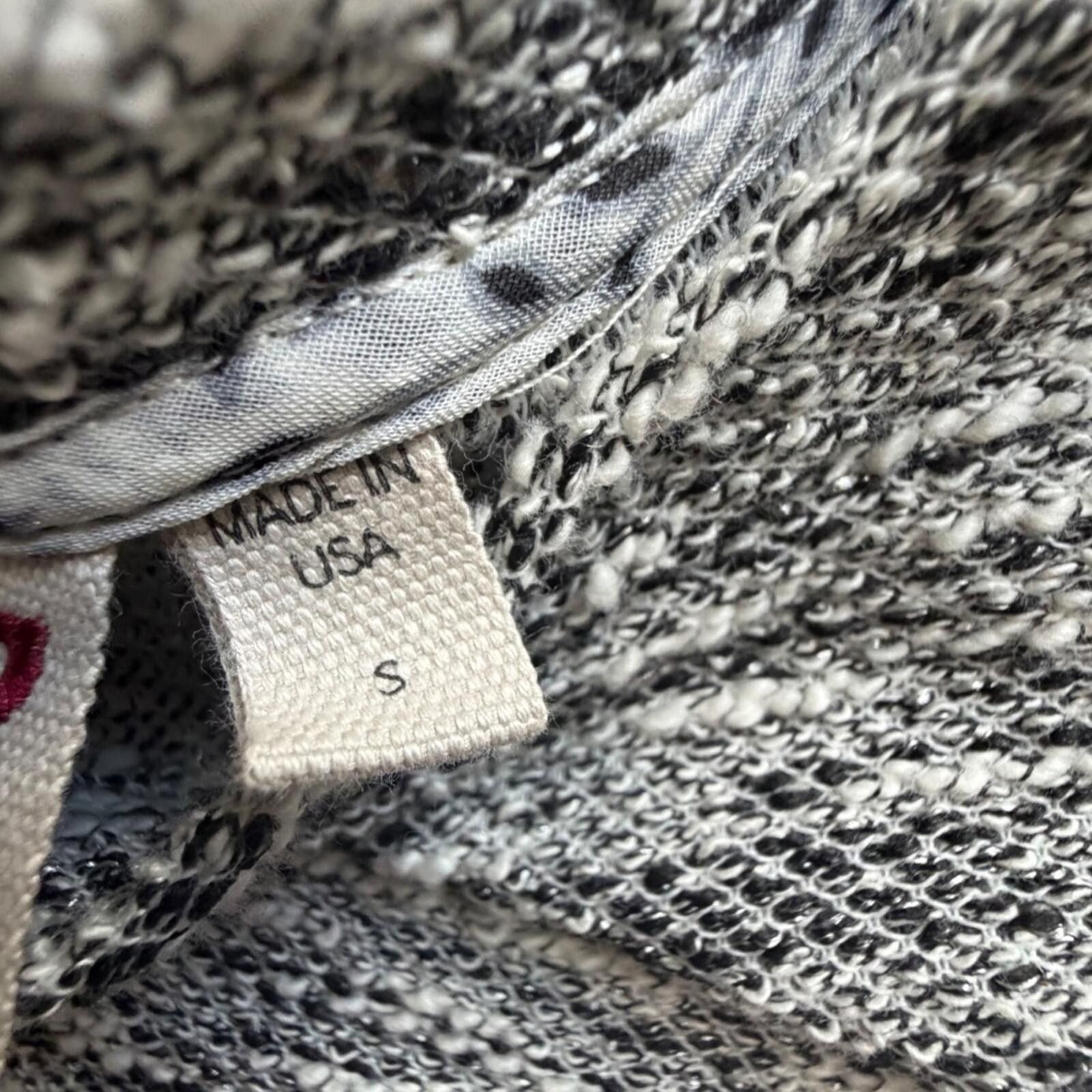 Other Dolan Left Coast Collection Bell Sleeve Sweater Gray Cream Size S / US 4 / IT 40 - 4 Thumbnail