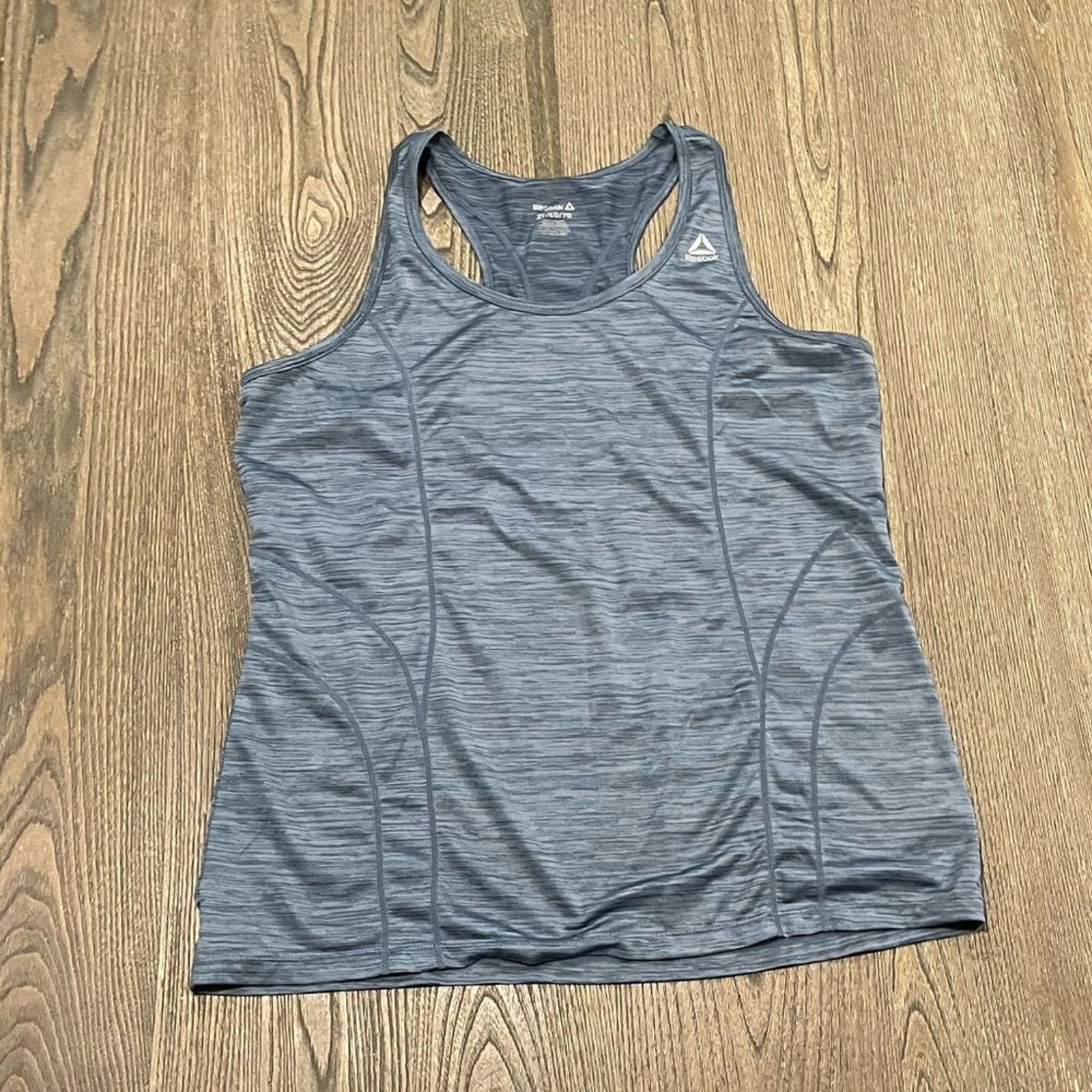 Reebok Reebok Gray Space Dye Racerback Athletic Tank Top Size XL Size XL / US 12-14 / IT 48-50 - 1 Thumbnail