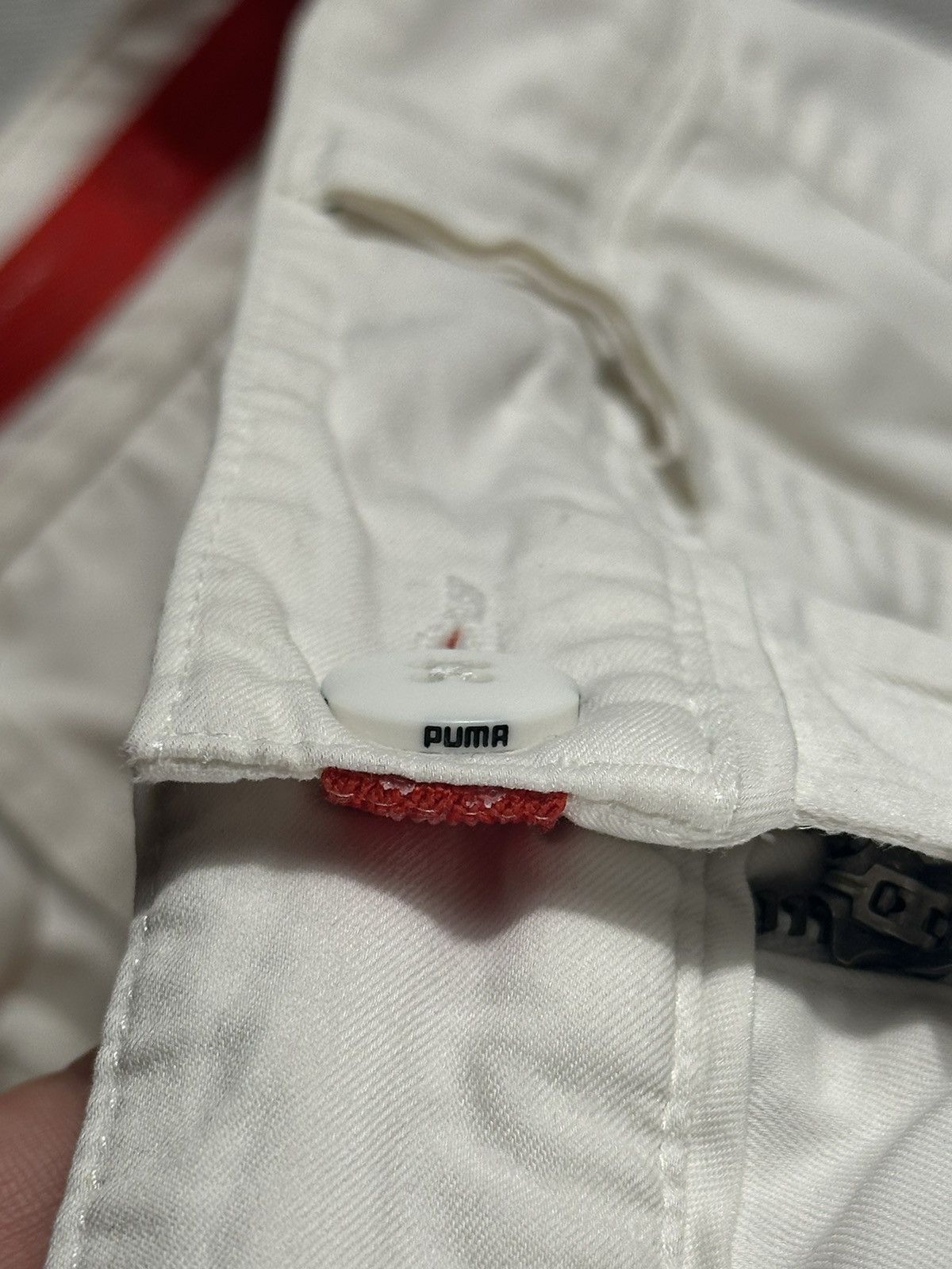 Puma Puma White Nylon Y2K Track Pants Size US 30 / EU 46 - 6 Thumbnail
