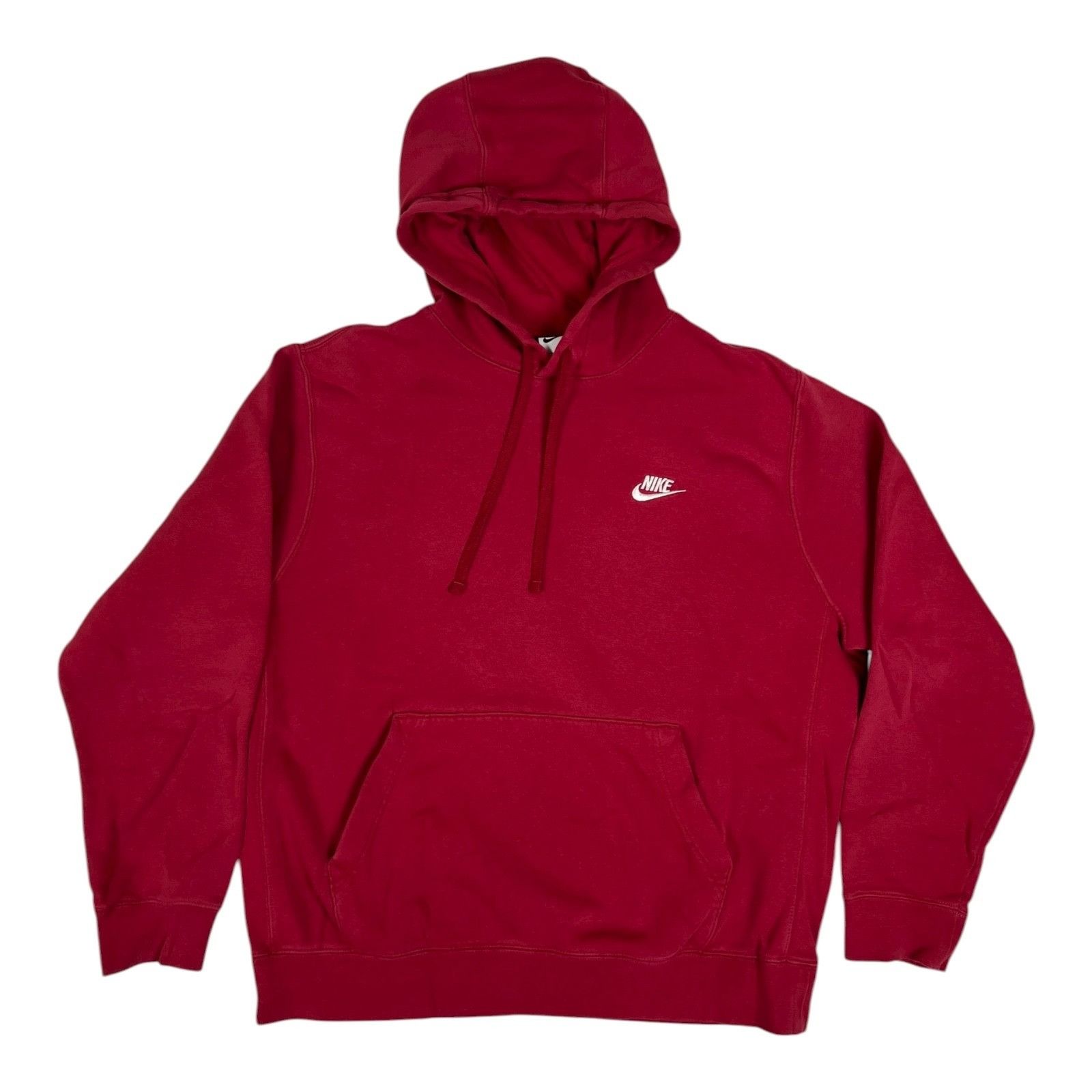 Nike Vintage Nike Red Pullover Hoodie Sweatshirt Size Large Y2K E Size US L / EU 52-54 / 3 - 1 Thumbnail