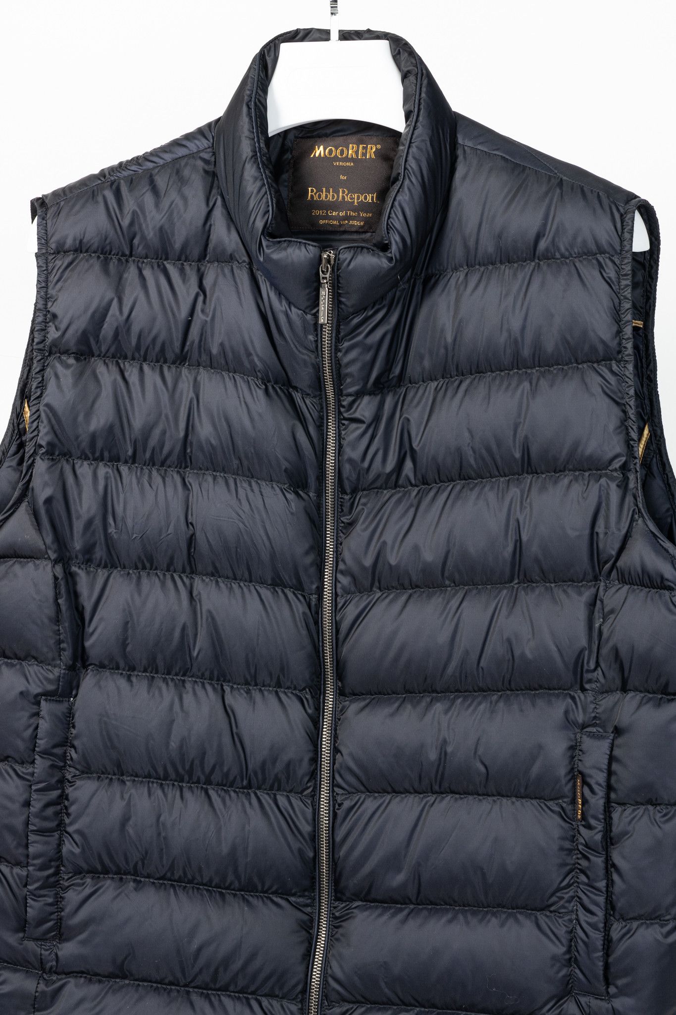 MooRER Moorer for Robb Report Navy Quilted Down Puffer Vest Size US XXL / EU 58 / 5 - 3 Thumbnail