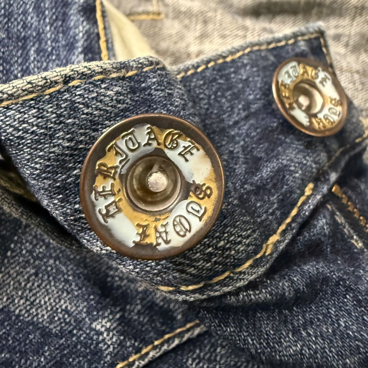 Affliction 🔥🇯🇵 Japanese Y2k PPFM Style Heritage Stone Side Zippee Denim Size US 34 / EU 50 - 13 Thumbnail