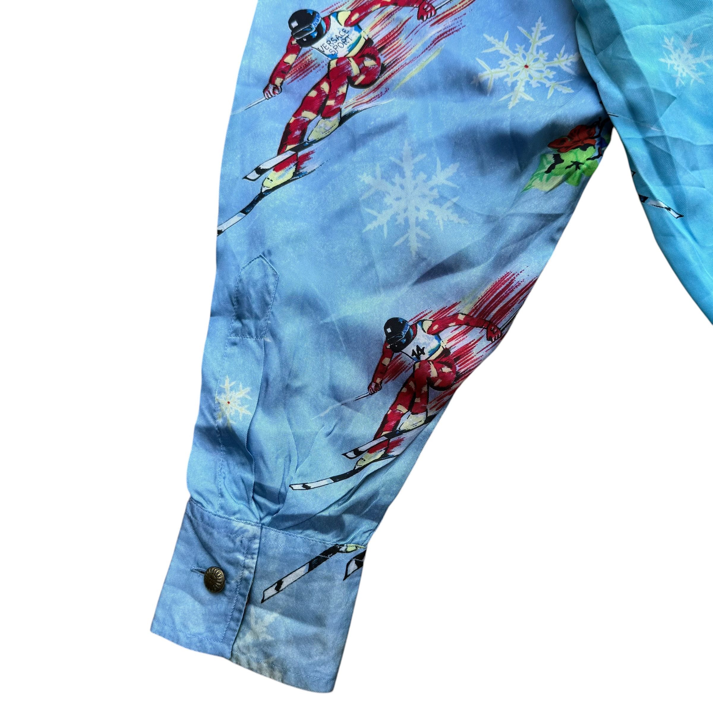 Versace Vintage Versace Sport Silk Shirt Size US M / EU 48-50 / 2 - 10 Thumbnail