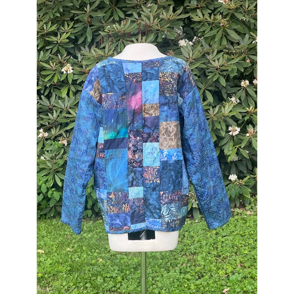 Handmade Vintage Handmade Quilted Jacket Y2K Grandmacore Cottagecore Size M / US 6-8 / IT 42-44 - 5 Thumbnail