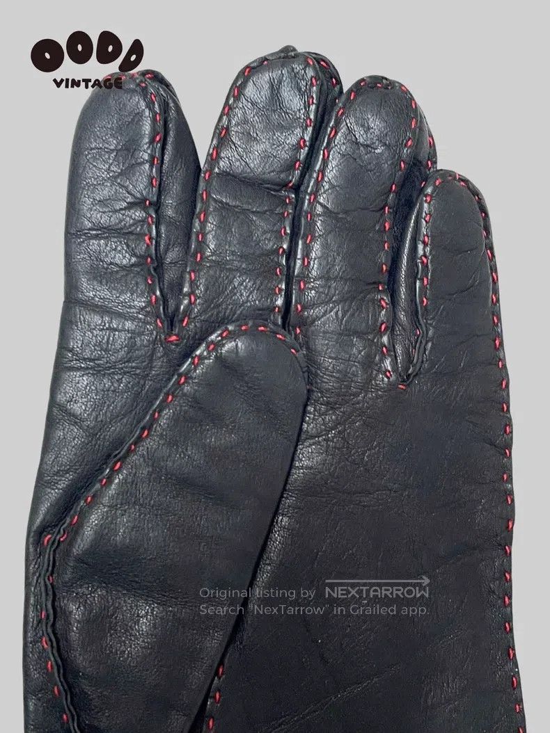Vivienne Westwood Vivienne Westwood size 20 Leather and wool gloves with red Size ONE SIZE - 7 Thumbnail