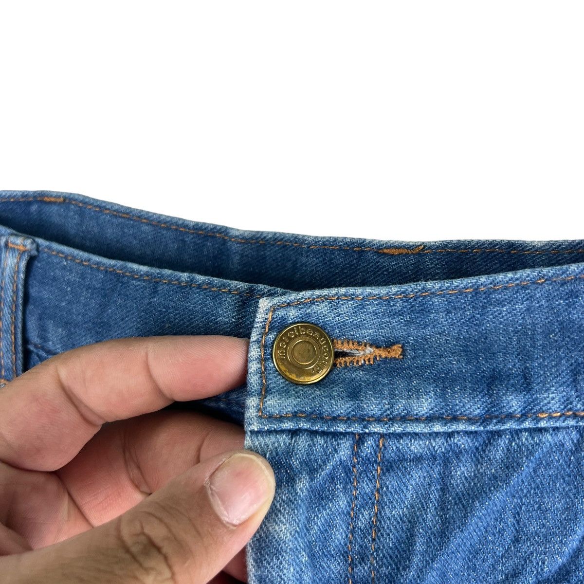 Issey Miyake 🔥VINTAGE BIKER DENIM JEANS MERCIBEAUCOUP ISSEY MIYAKE Size US 32 / EU 48 - 6 Thumbnail