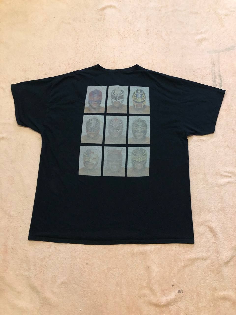 WWE Vintage black T-shirt WWE big print Y2K luxury Size US XXL / EU 58 / 5 - 14 Thumbnail