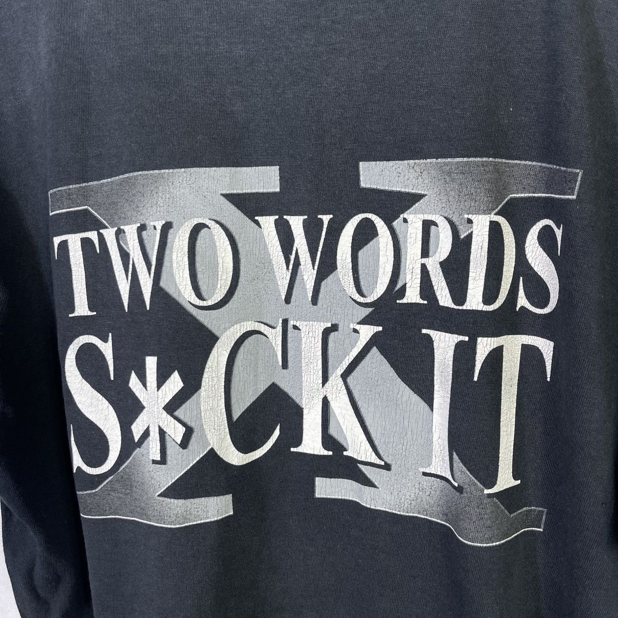 WWE Vintage D-Generation X Two Words S*ck It Wrestling Tshirt Size US L / EU 52-54 / 3 - 4 Thumbnail