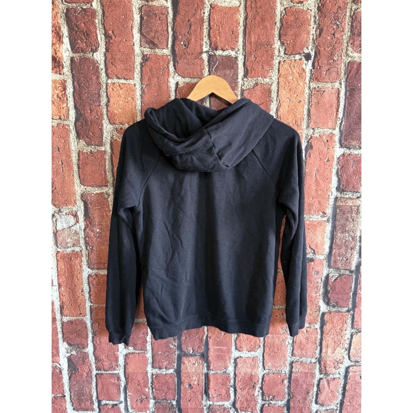 Nike VINTAGE Nike Sportswear Womens Black Pullover Hooded Sweatshirt XS Athletic Size XS / US 0-2 / IT 36-38 - 2 Thumbnail