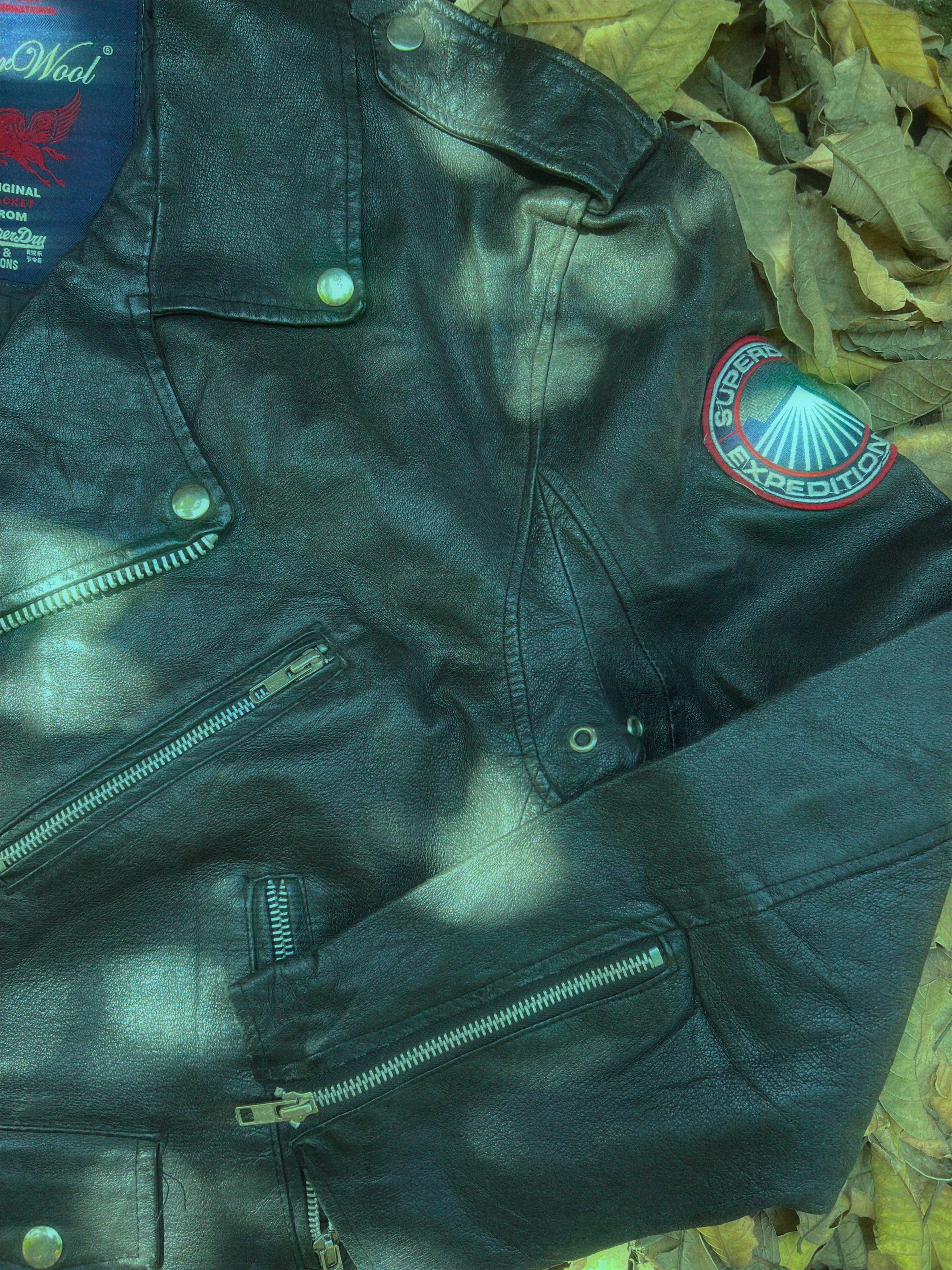 Superdry Superdry vin. Biker Leather jacket Size US XL / EU 56 / 4 - 2 Thumbnail