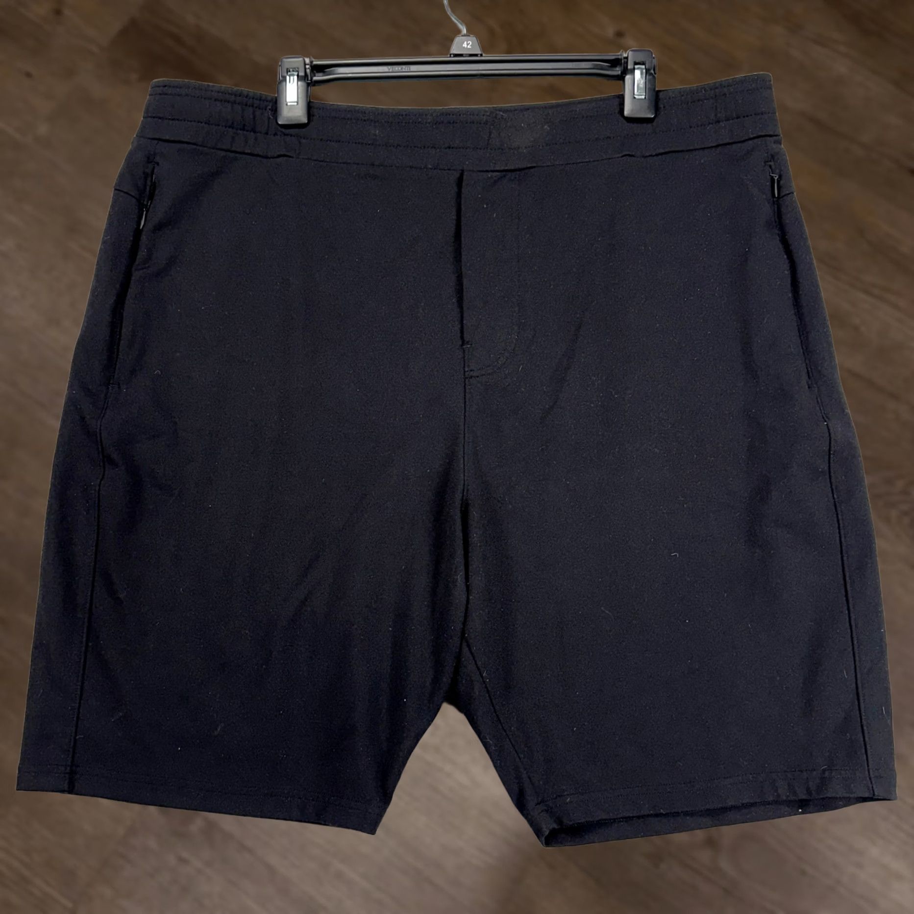 Vintage Public Rec Athletic Shorts Men 42R Black Nylon Blend Performance Stretch Pull On Size US 42 / EU 58 - 1 Thumbnail