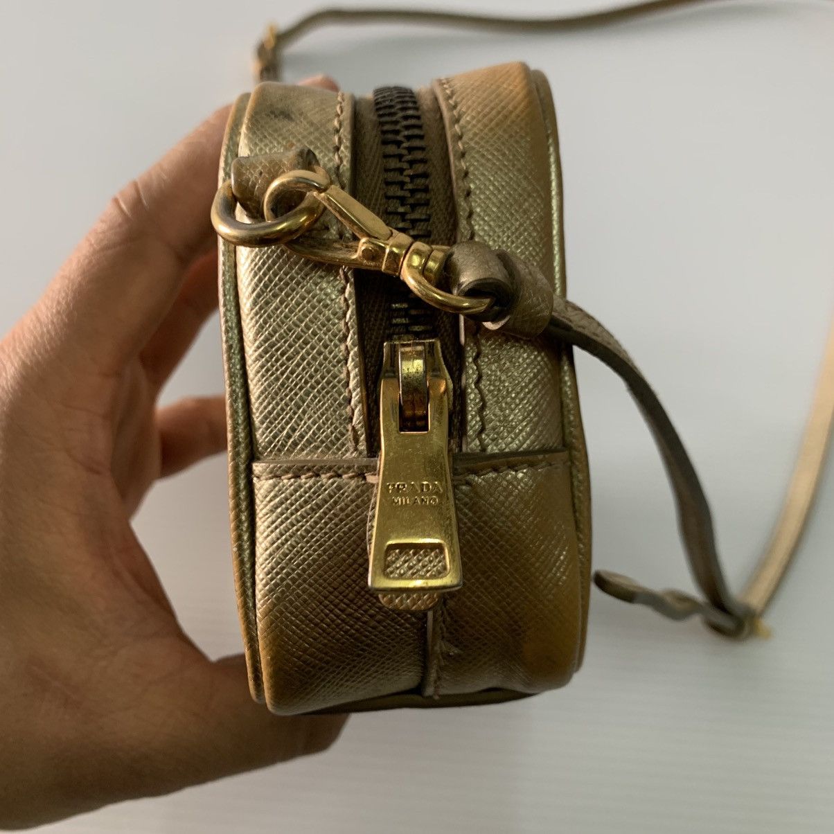 Prada Prada Mini Leather Slingbag Size ONE SIZE - 9 Thumbnail