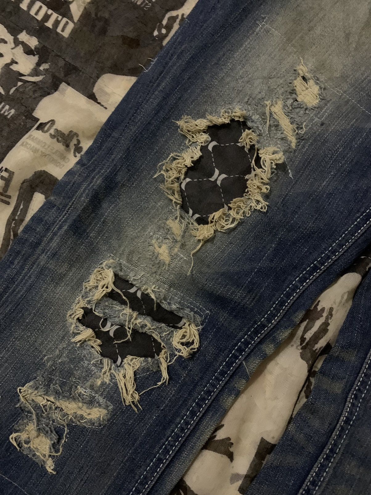 Hurley 💥Hurley Skateboard Distressed Denim Size US 31 - 3 Thumbnail