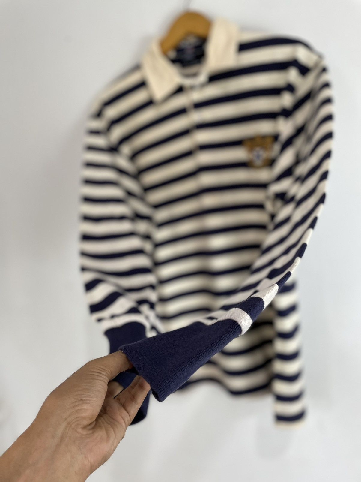 Vintage Vintage Polo sport logo rugby shirt longsleeve Size US L / EU 52-54 / 3 - 3 Thumbnail