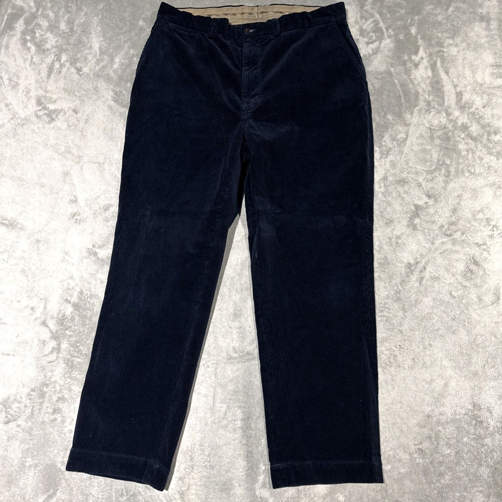 Polo Ralph Lauren VINTAGE Polo Ralph Lauren Corduroy Pants Main Selling Point Navy Blue 36x30 90s Preppy USA Mens Regular Straight Chino Doors? Size US M / EU 48-50 / 2 - 2 Thumbnail