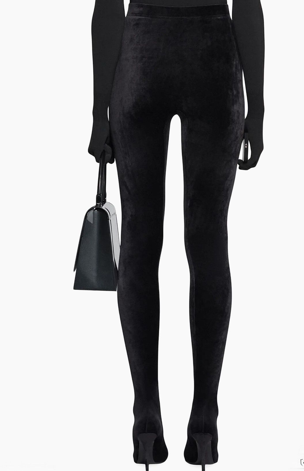 Balenciaga Balenciaga Black Women's Leggings Size US 7.5 / IT 37.5 - 2 Thumbnail