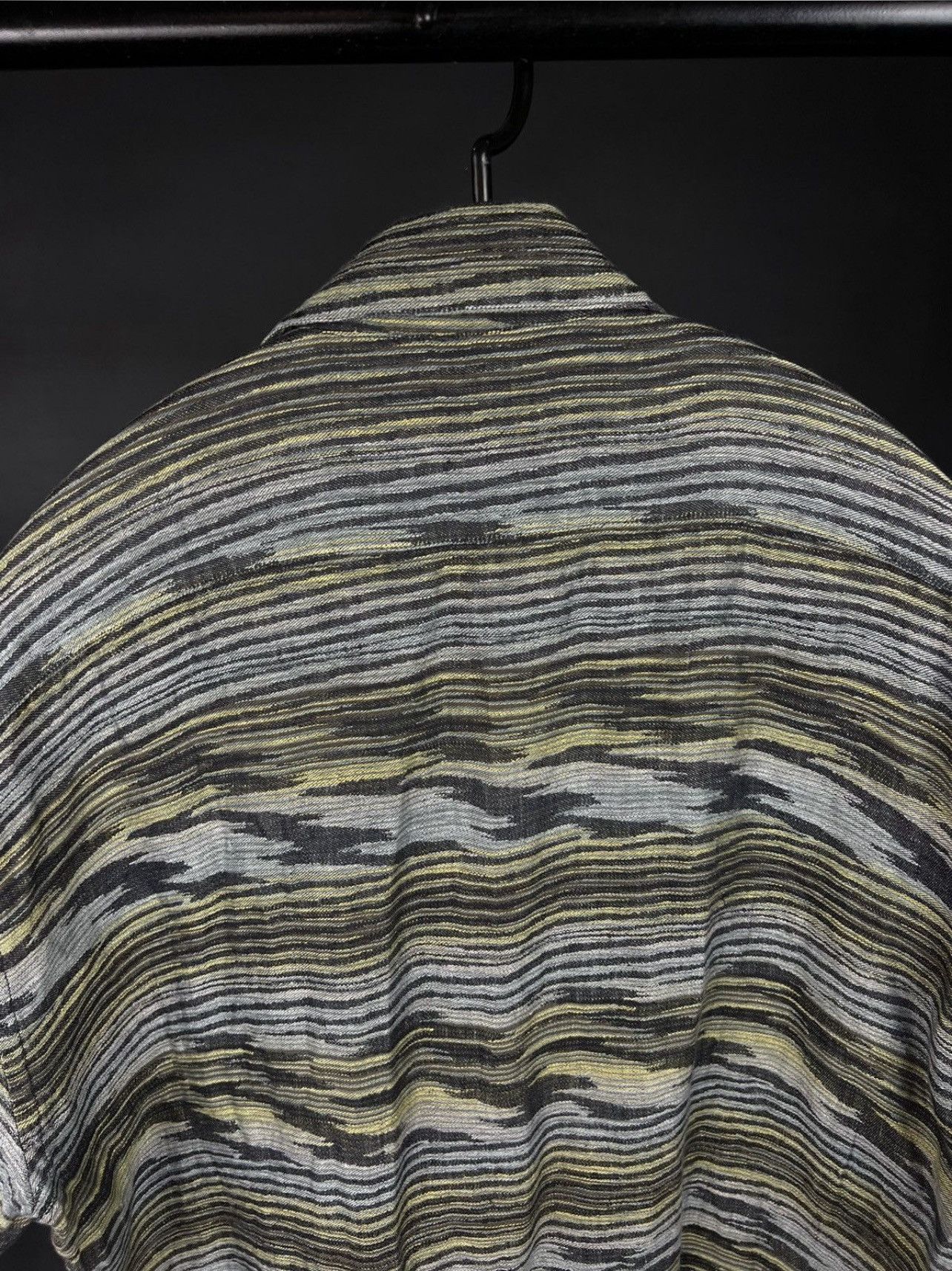 VTG shirt Missoni Gray shade buttons short sleeve