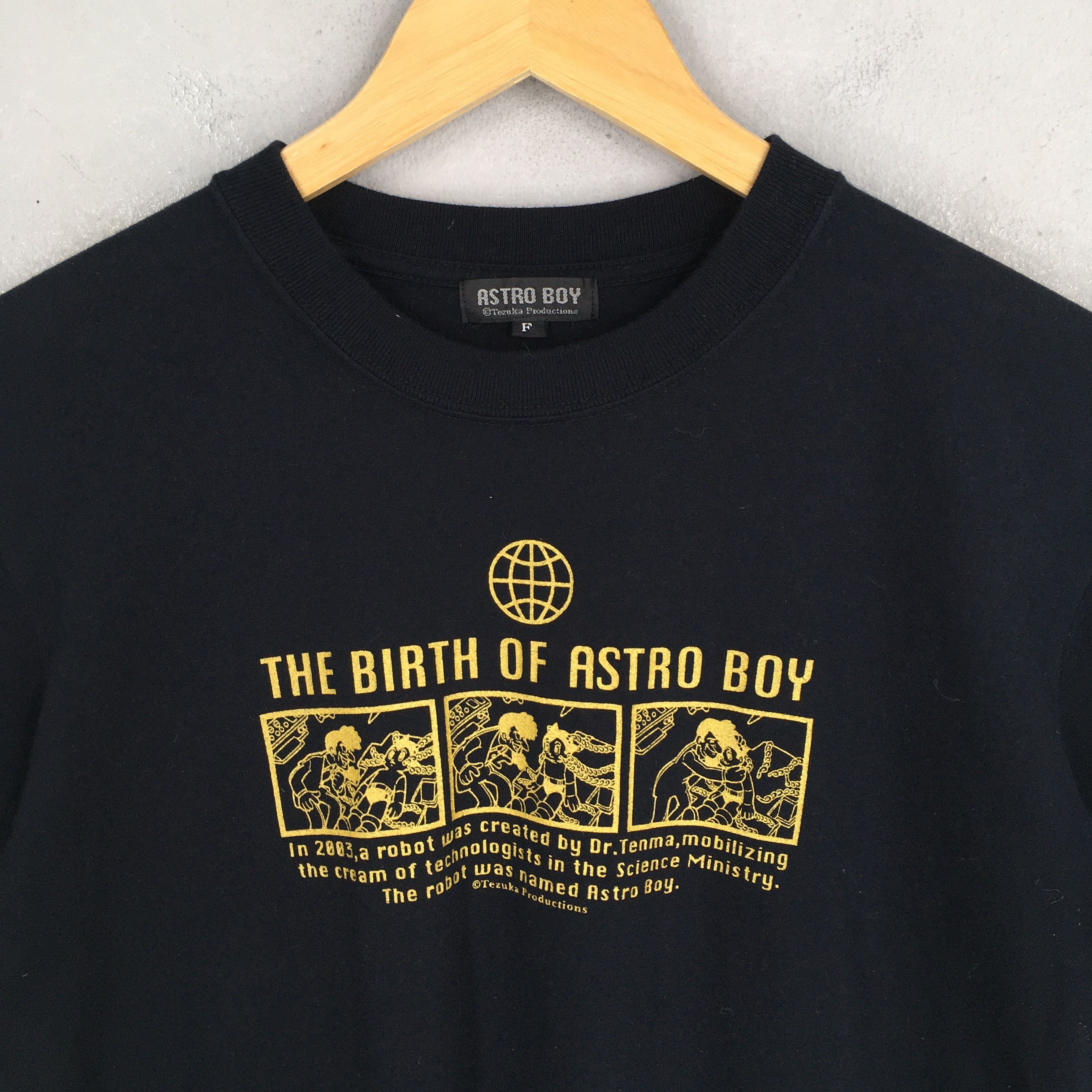 Anime × Japanese Brand × Vintage Vintage The Birth Of Astro Boy Japanese Anime Black Medium Size US M / EU 48-50 / 2 - 2 Thumbnail