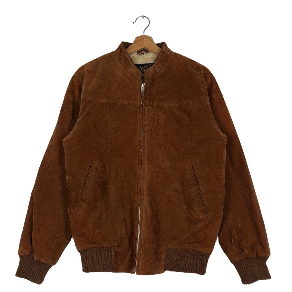 Japanese Brand 🔥Riot Riot Vintage Bomber Jacket Suede Leather Rick Owens Size US L / EU 52-54 / 3 - 1 Thumbnail