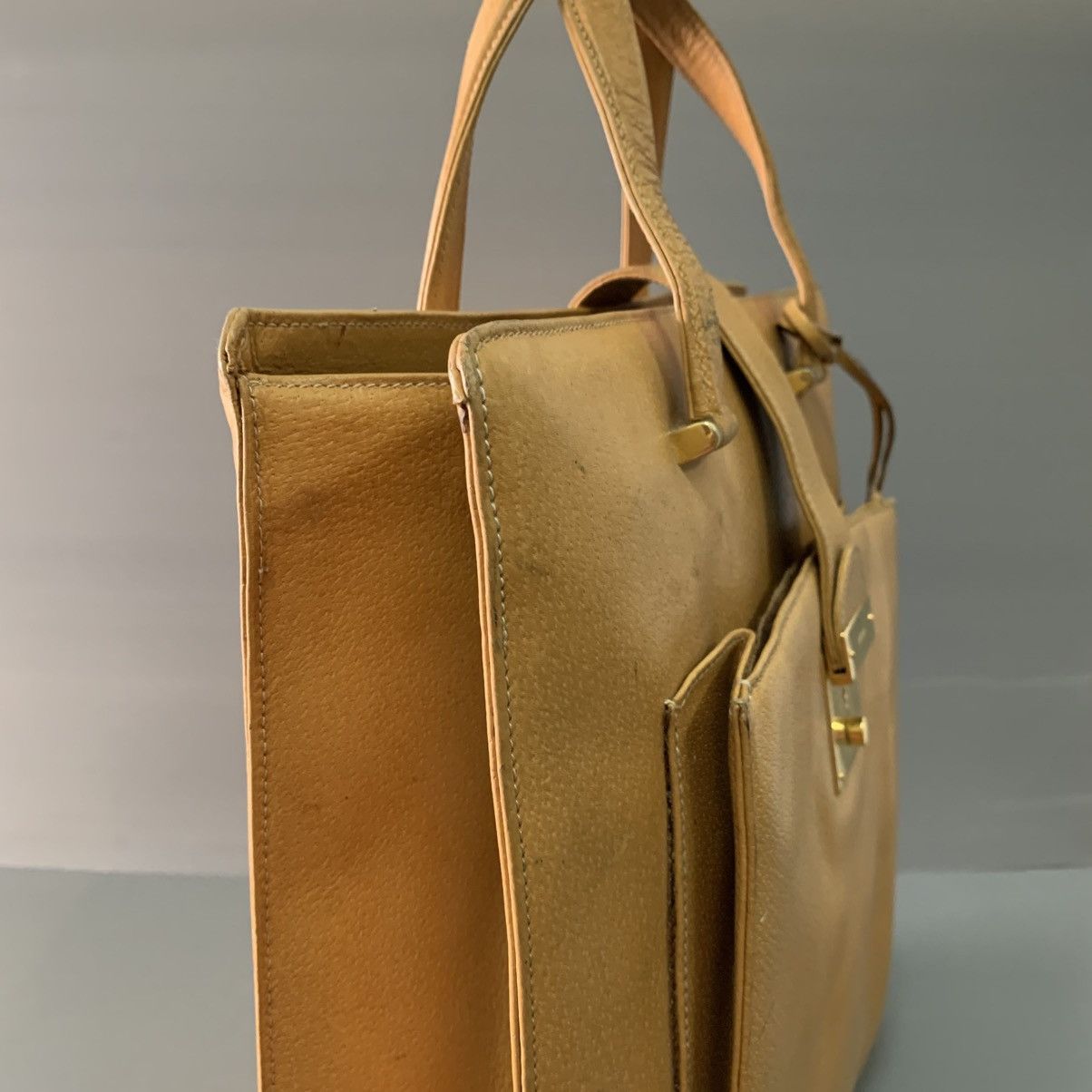 Gucci Gucci Leather Vintagr Document Bag Size ONE SIZE - 4 Thumbnail